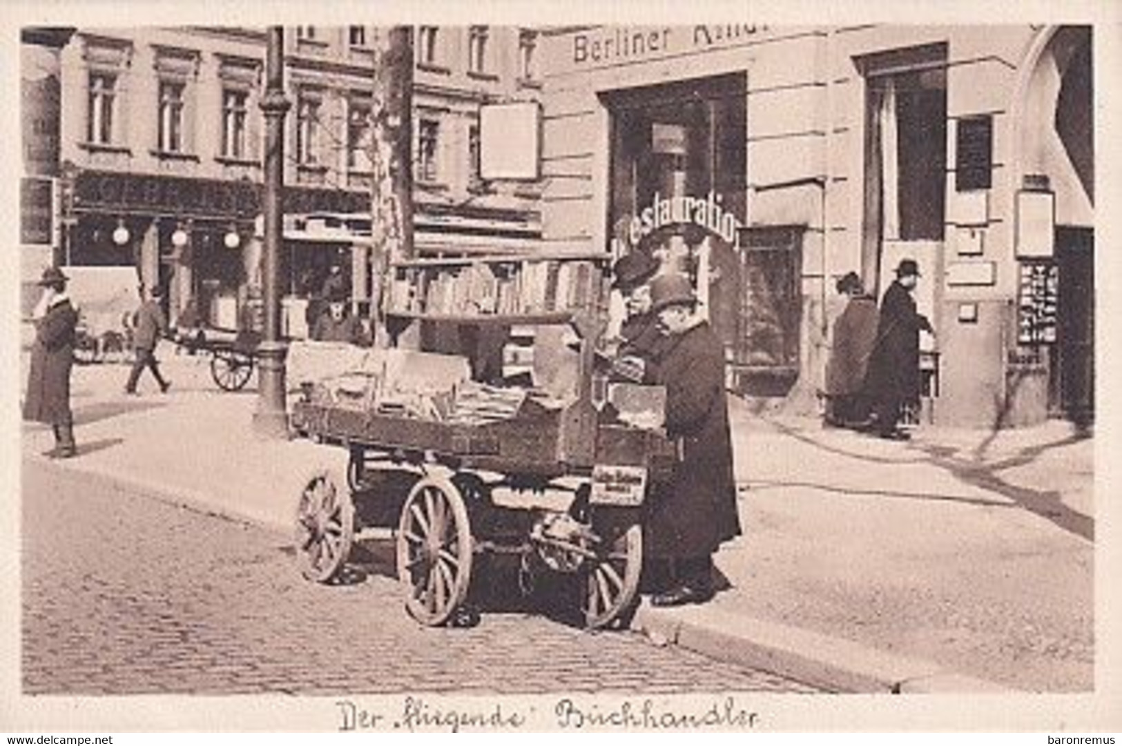 Der Fliegende Buchhändler - Berliner Typen           (210302) - Street Merchants