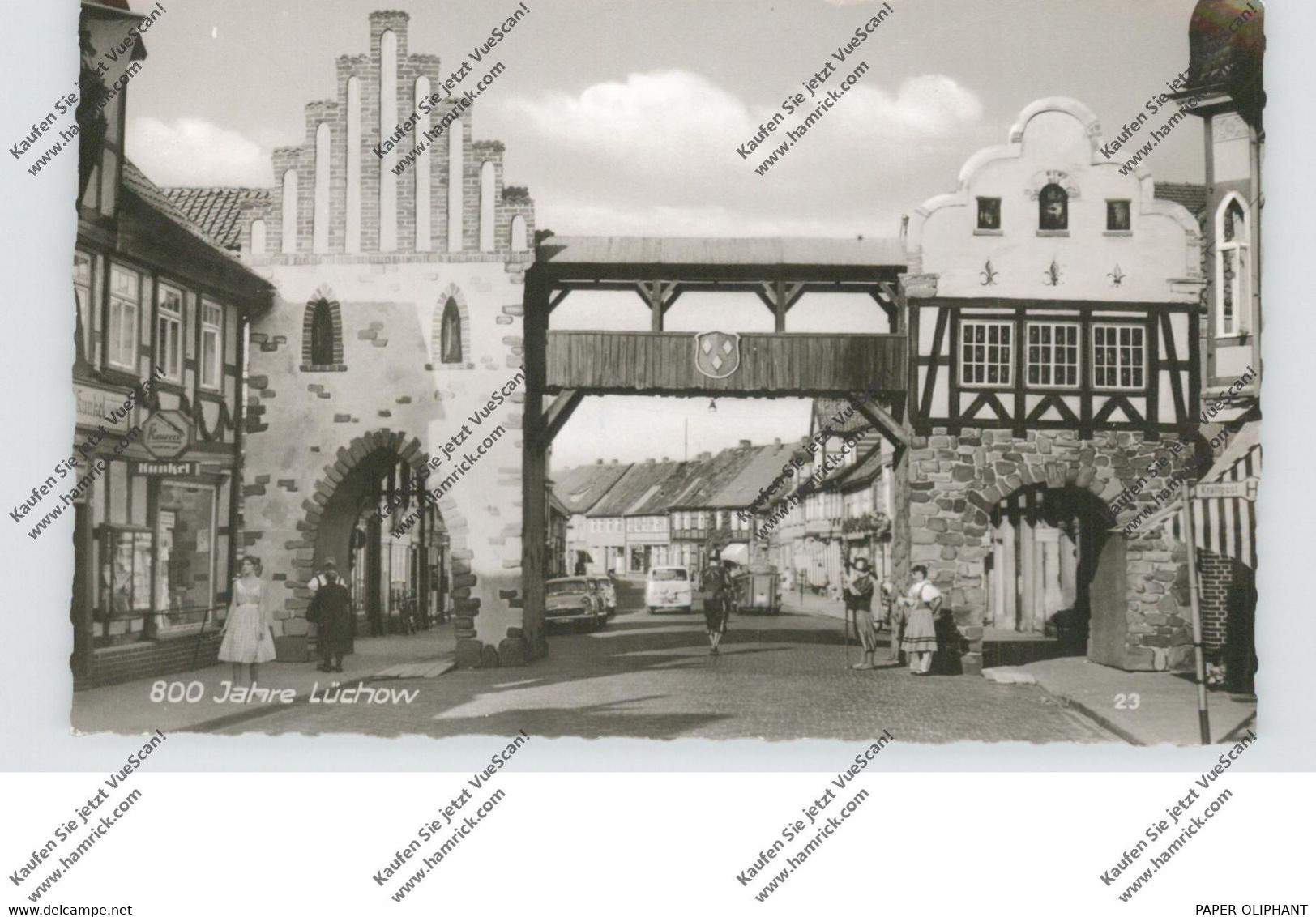 3130 LÜCHOW, 800 Jahre, Stadttor, Historische Trachten, 1959 - Lüchow