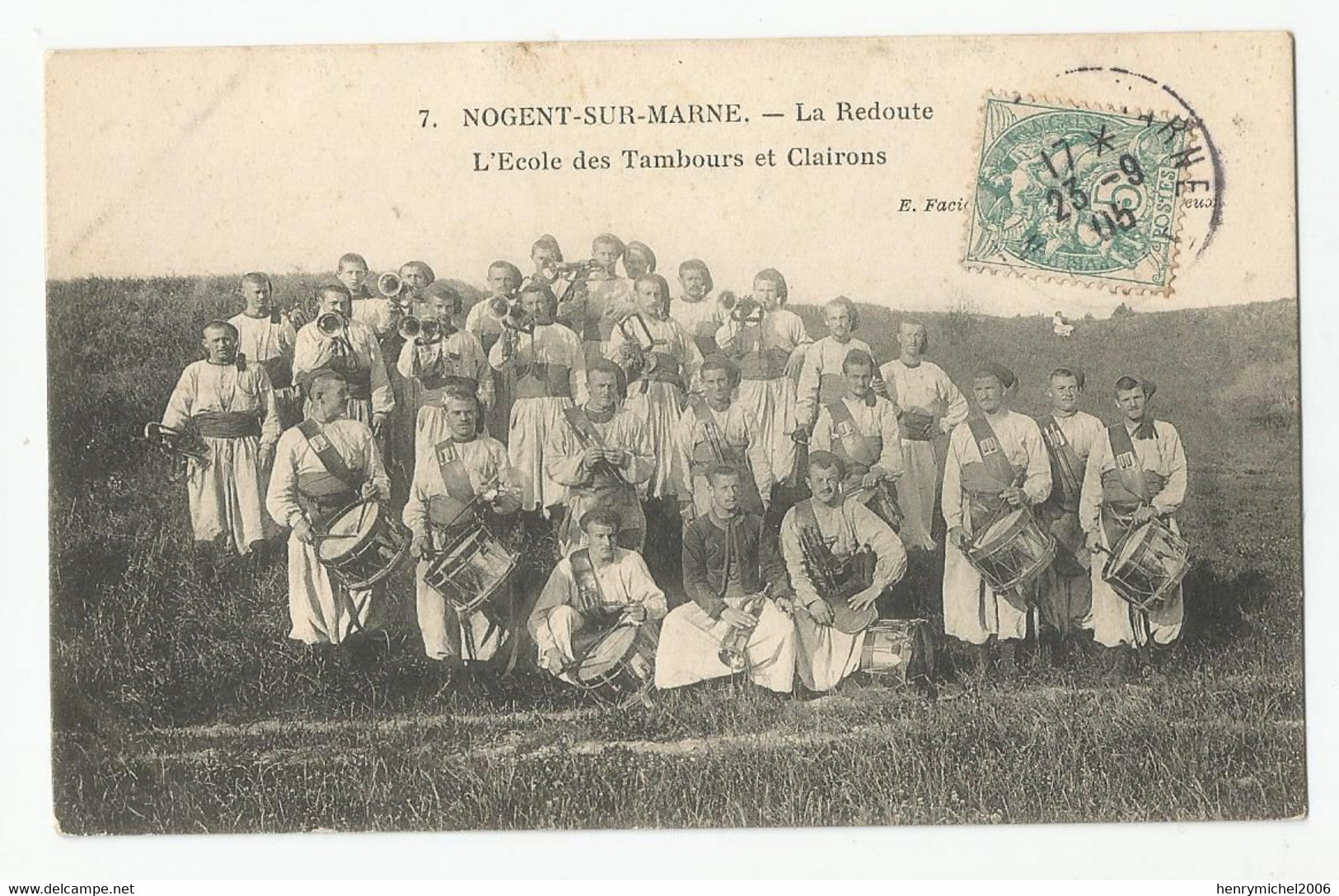 94 Nogent Sur Marne La Redoute L'école Des Tambours Et Clairons Musique Zouave - Nogent Sur Marne