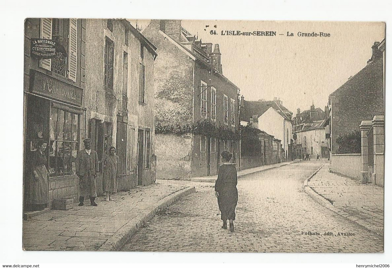 89 Yonne L 'isle Sur Serein La Grande Rue , Devanture La La Charbonnel - L'Isle Sur Serein