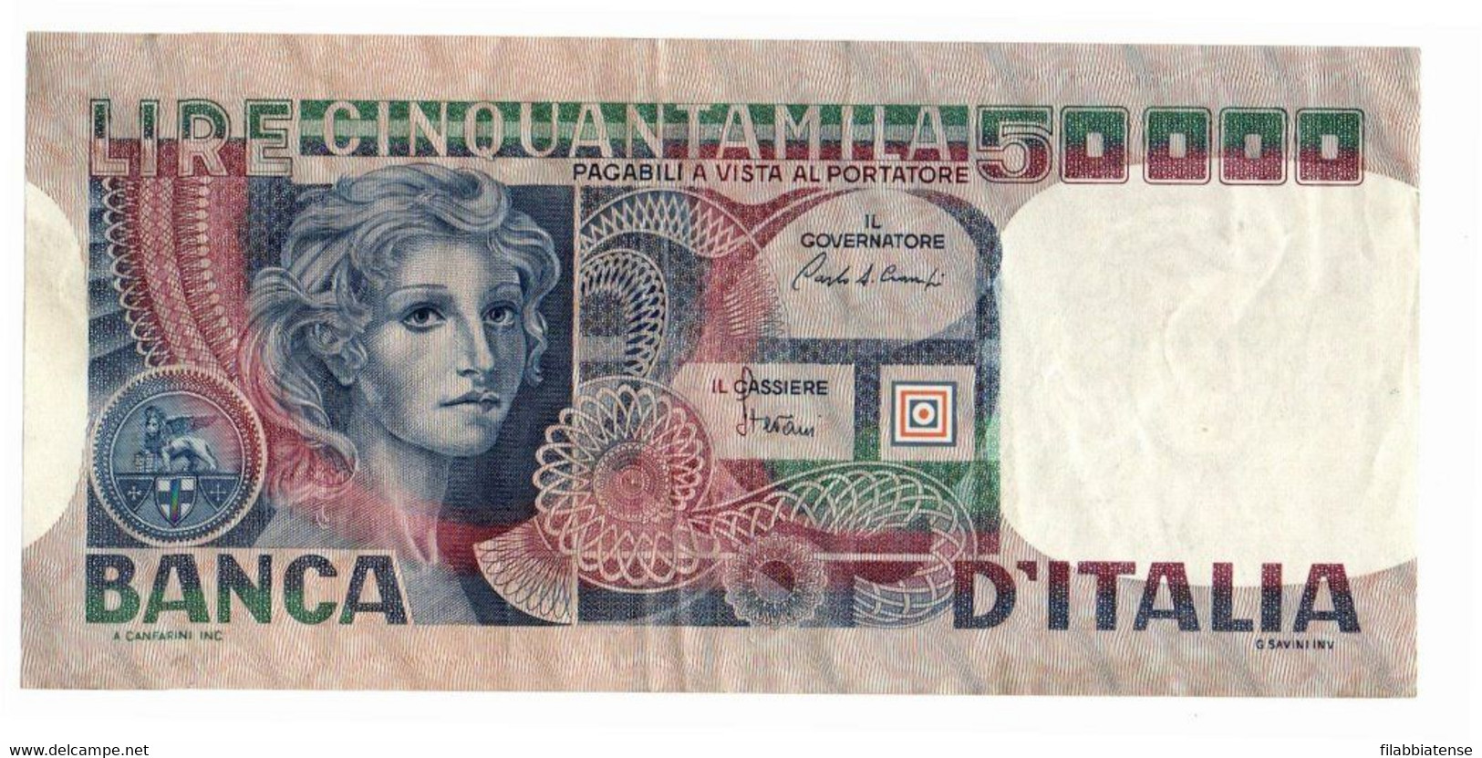 Italia - 50.000 Lire 1980 Volto Di Donna     ----- - 50000 Liras