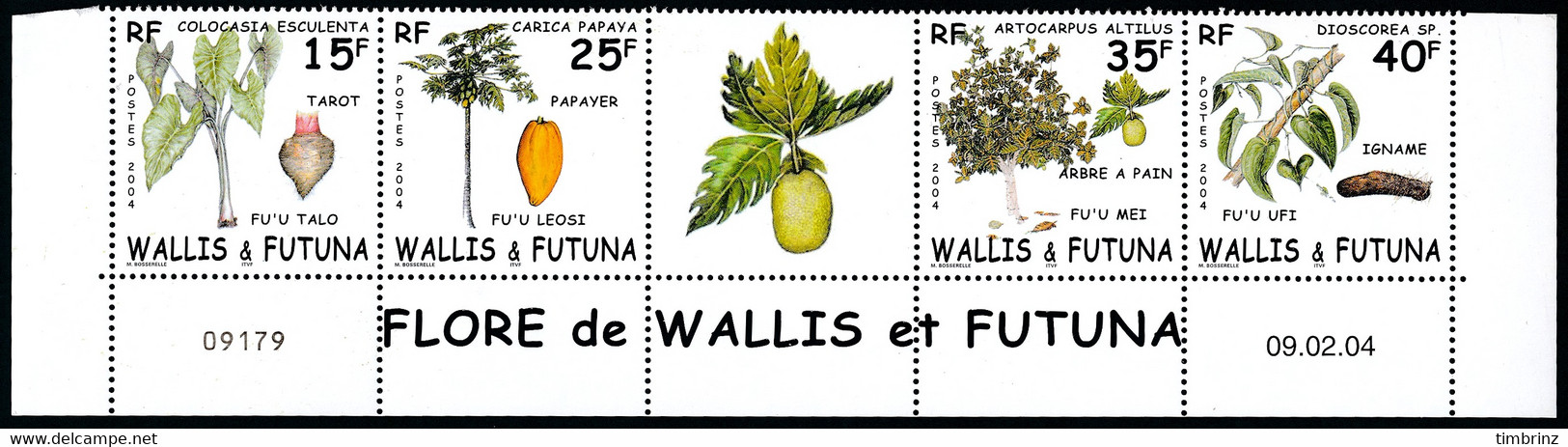 WALLIS ET FUTUNA Année Complète 2004 + BF 14 à 18 - Yv. 614 à 627 + … ** MNH   - 39 Timbres  ..Réf.W&F22636 - Volledig Jaar