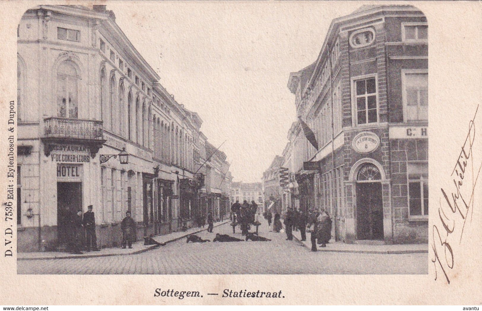 ZOTTEGEM / STATIESTRAAT 1901 - Zottegem
