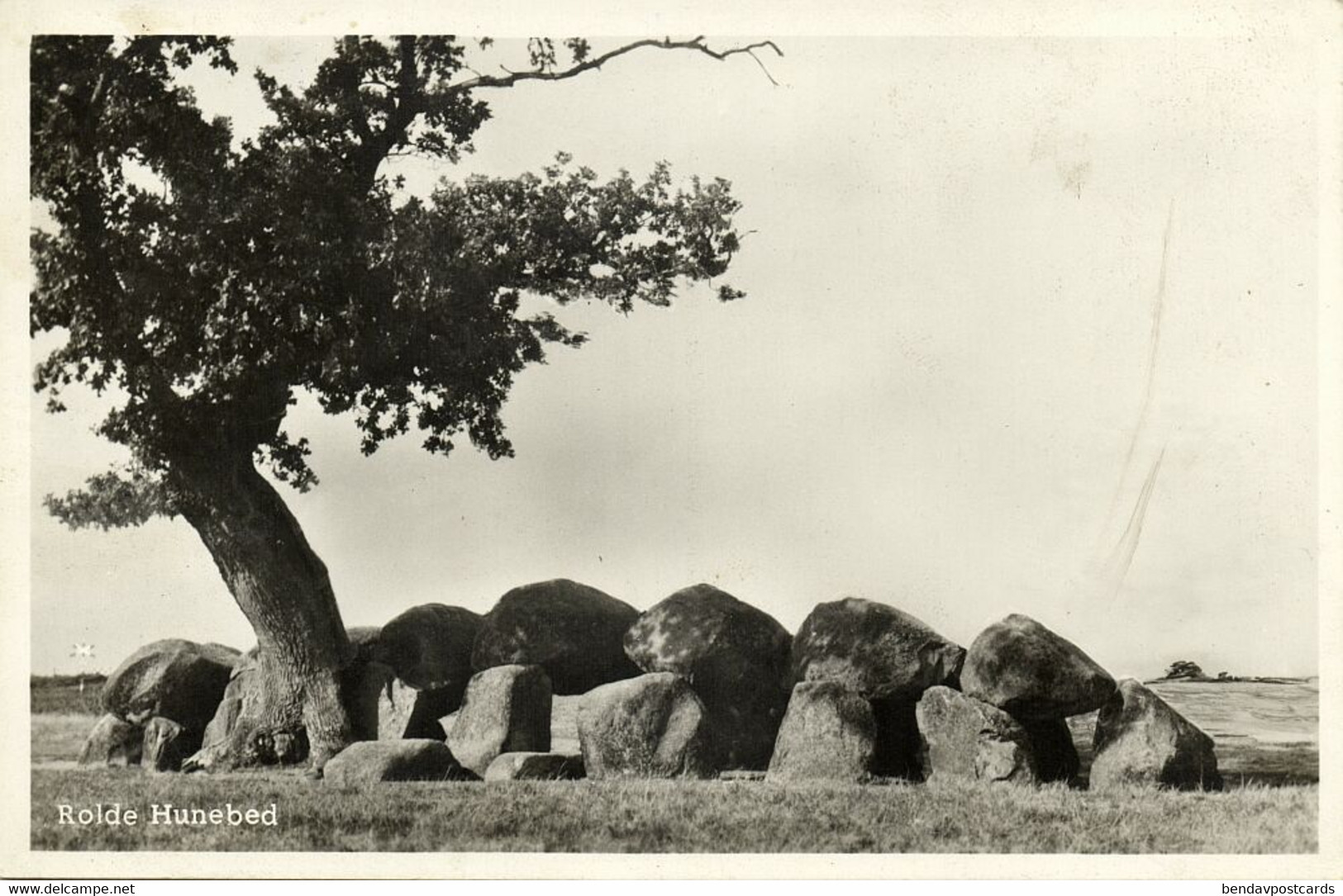 Nederland, ROLDE, Hunebed (1950s) Ansichtkaart - Rolde