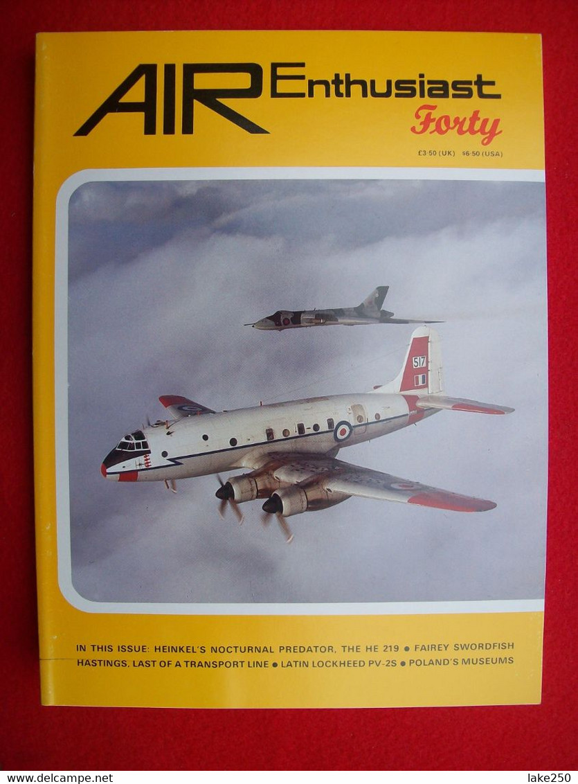 AIR ENTHUSIAST - N° 40  Del 1989  AEREI AVIAZIONE AVIATION AIRPLANES - Transportes
