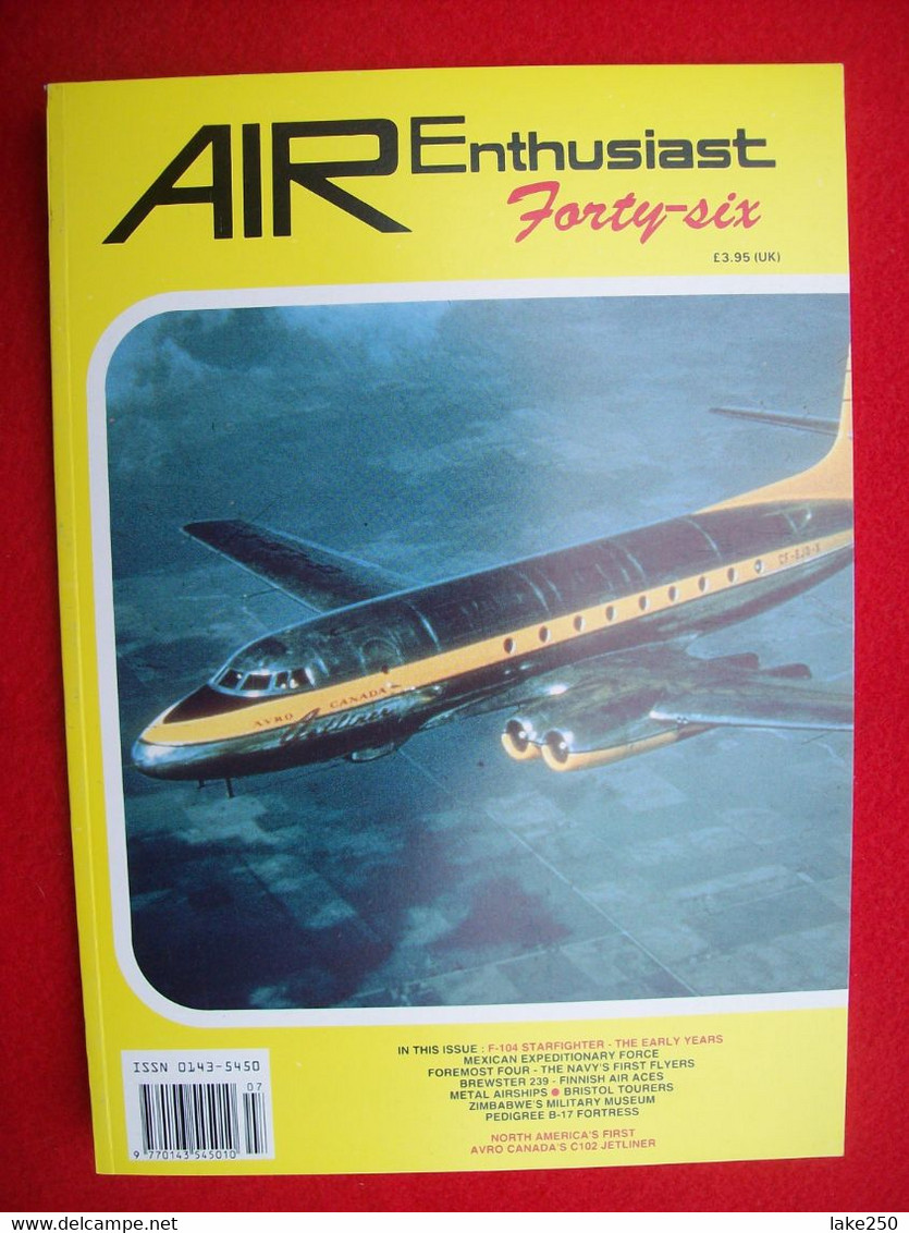 AIR ENTHUSIAST - N° 46  Del 1992  AEREI AVIAZIONE AVIATION AIRPLANES - Verkehr