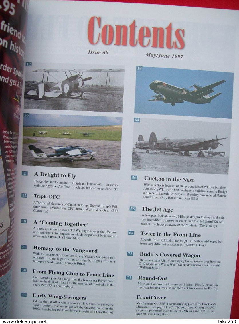 AIR ENTHUSIAST - N° 69  Del 1997  AEREI AVIAZIONE AVIATION AIRPLANES - Trasporti