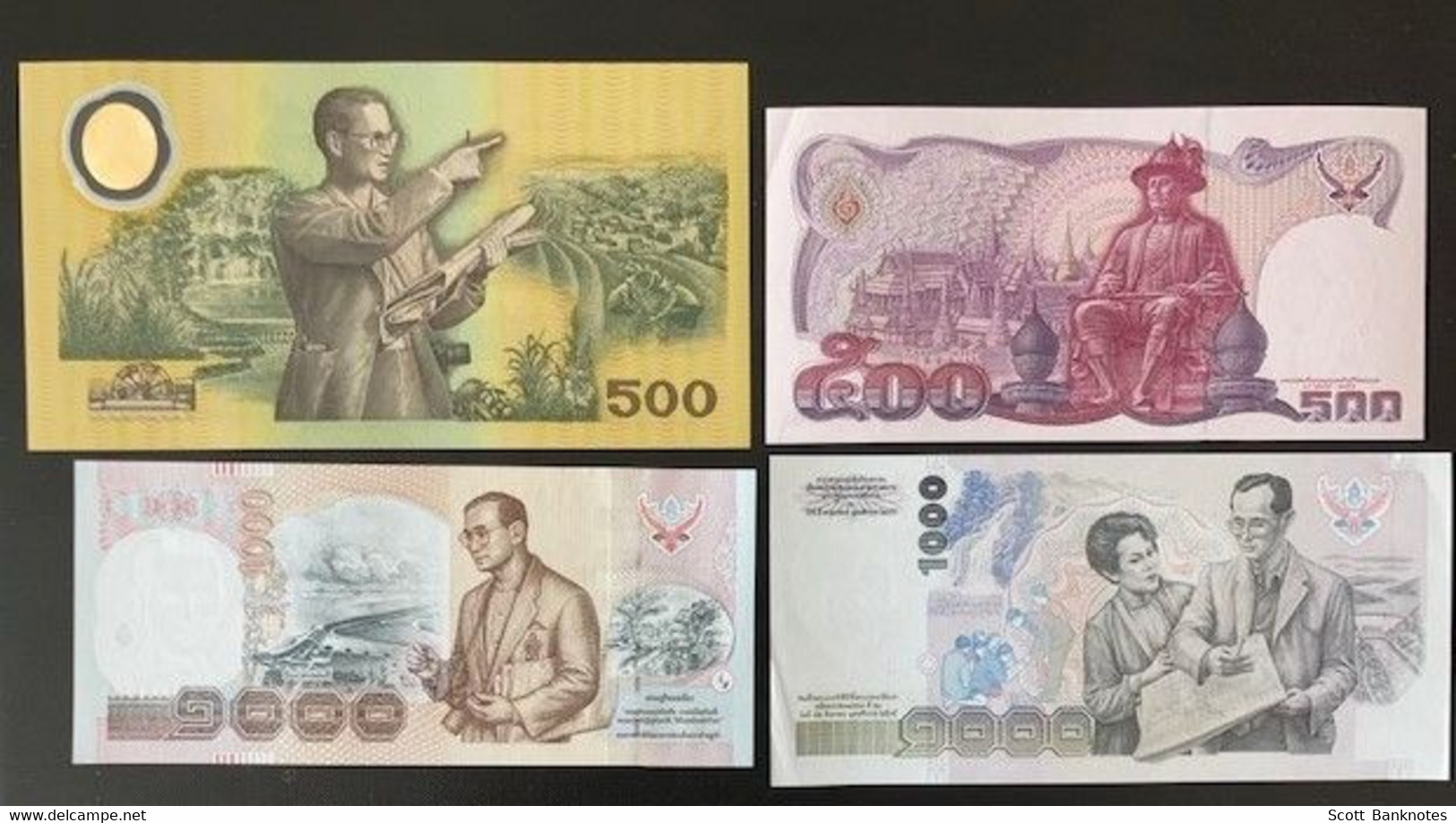 4 X Thailand Banknotes - Thailand