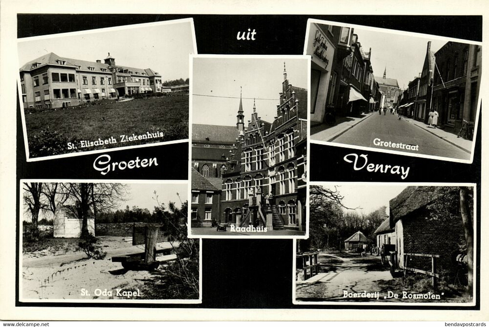 Nederland, VENRAY, Meerbeeldkaart (1960s) Ansichtkaart - Venray