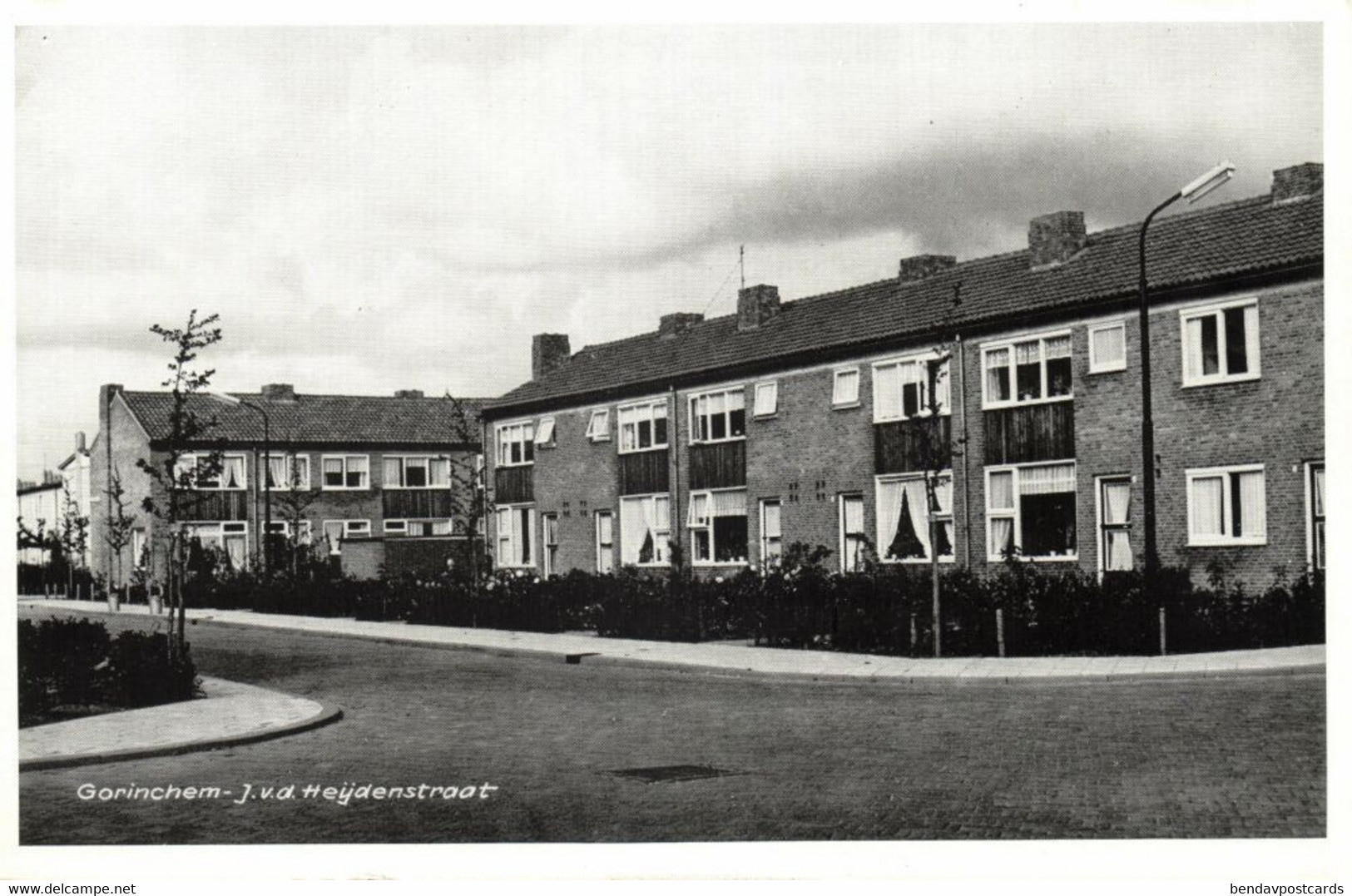 Nederland, GORINCHEM, J. V.d. Heijdenstraat (1960s) Ansichtkaart - Gorinchem