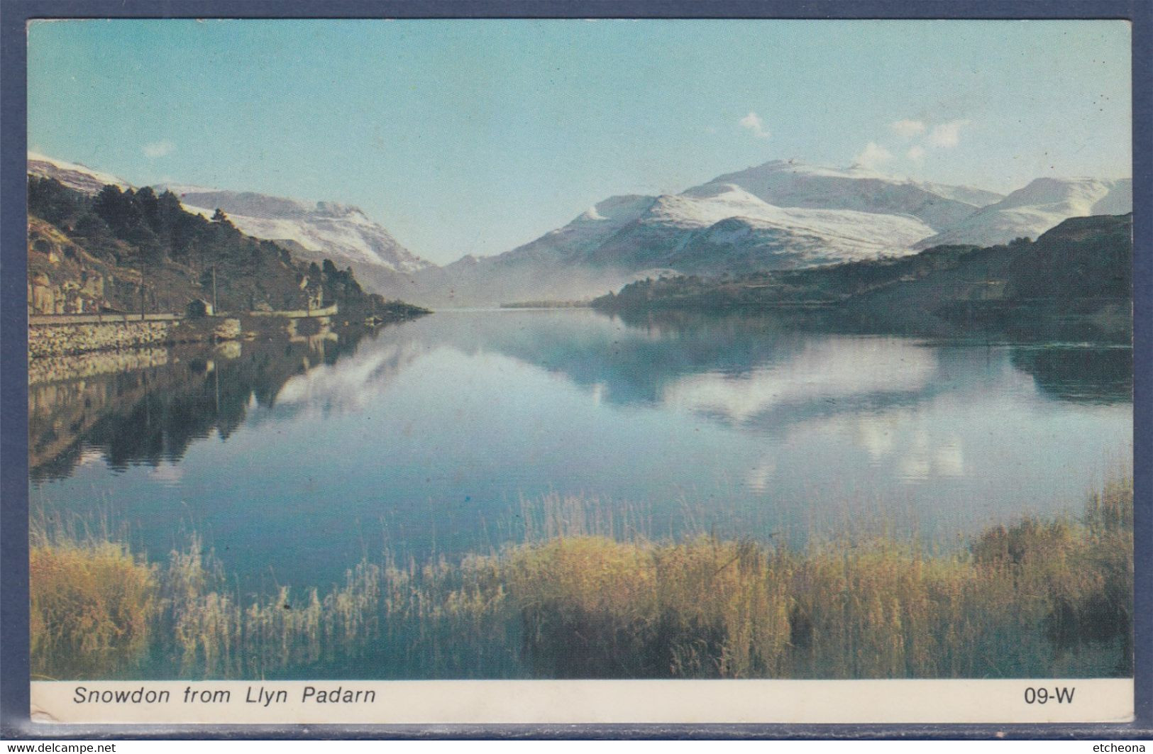 Pays De Galles "snowdon From Llyn Padarn" Le Lac Et Le Plus Haut Sommet Souvenir Du Pays De Galles 1 Timbre Anglais 1968 - Municipios Desconocidos