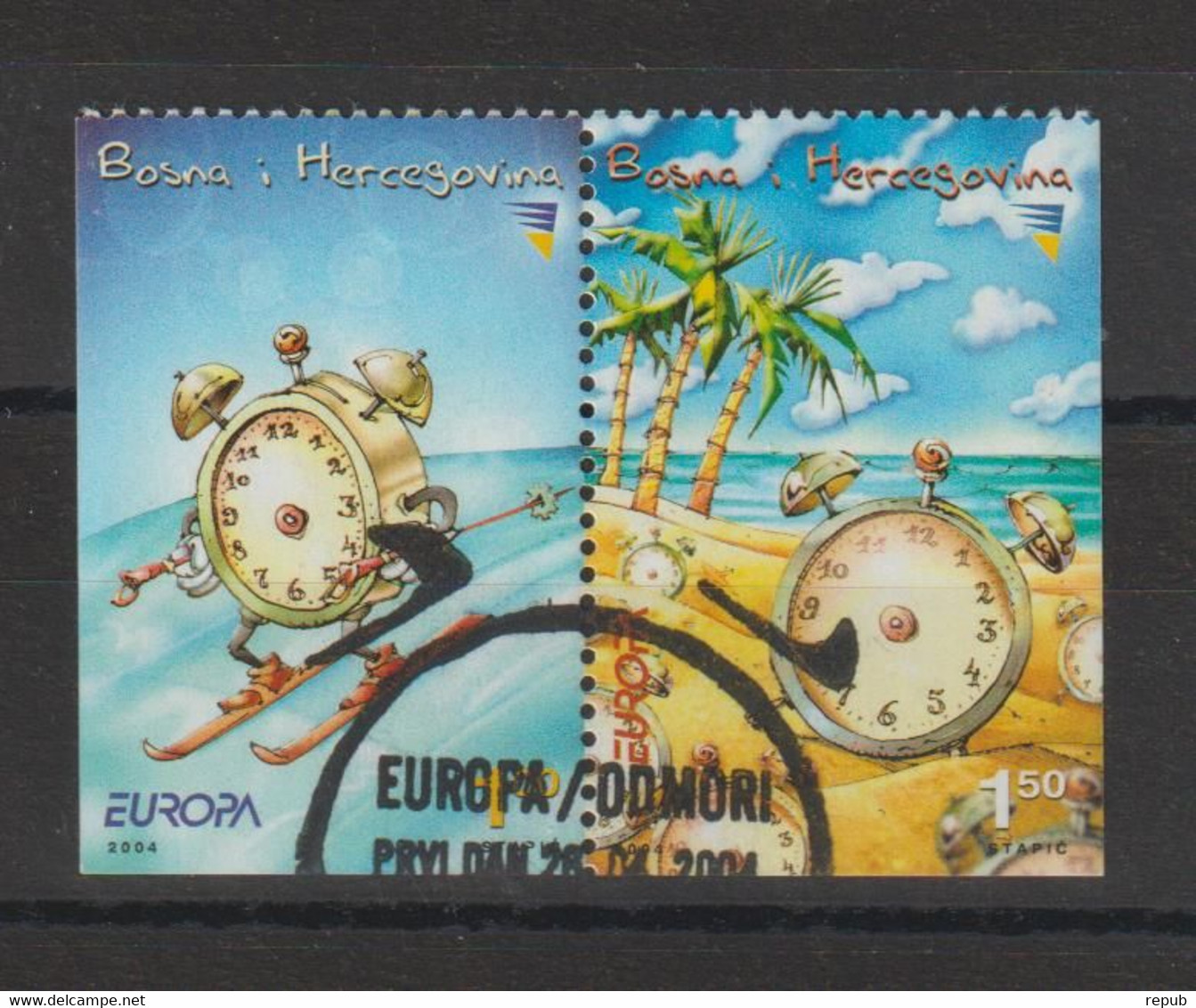 Europa 2004 Bosnie Herzegovine 434a Et 435a Oblit. Used - 2004