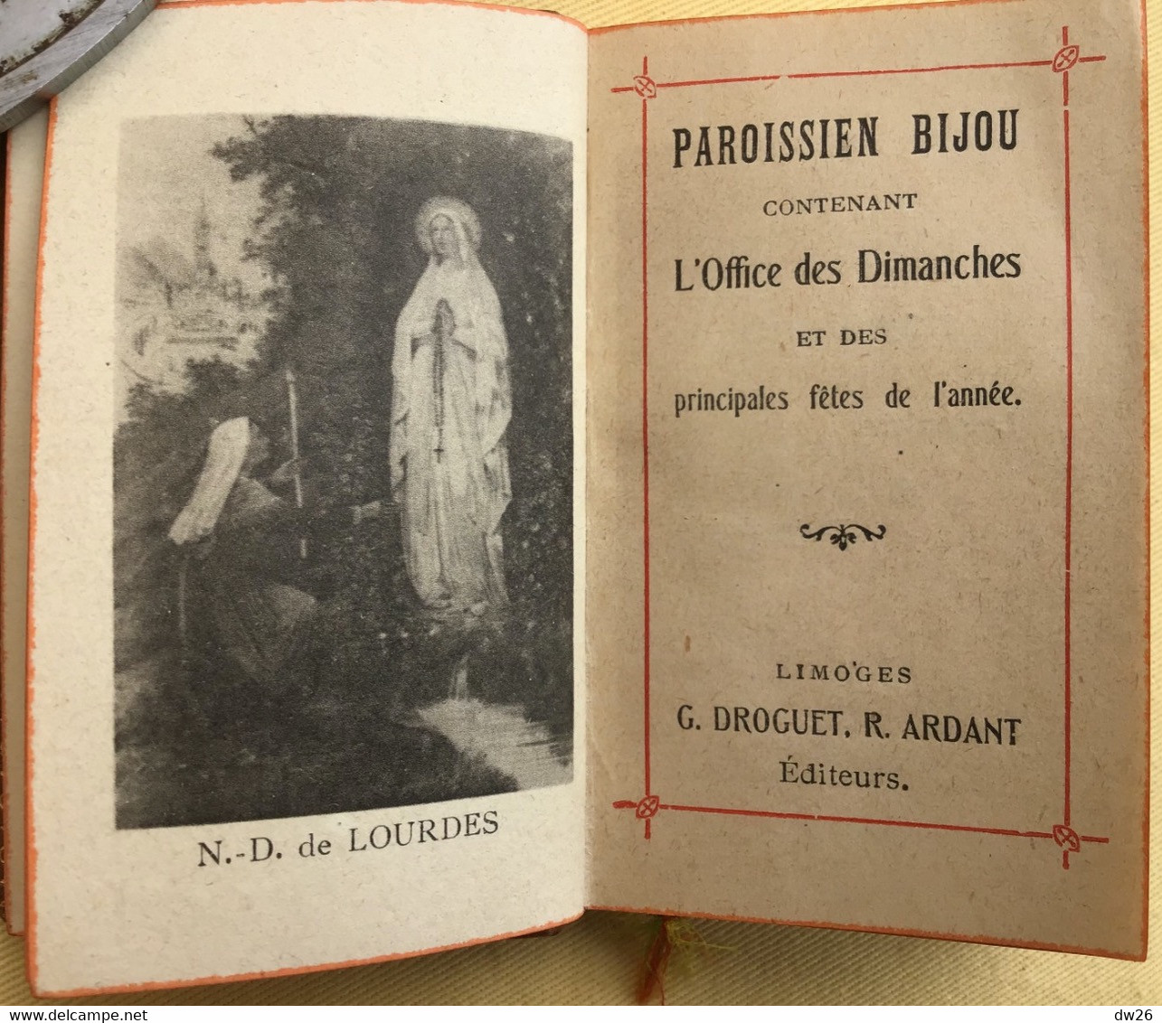 Missel Paroissien Bijou N° 3 Dédié à Notre-Dame De Lourdes - G. Droguet Er R. Ardant Editeurs, Limoges - Godsdienst