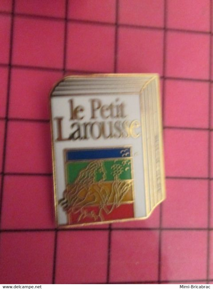 1218 Pin's Pins / Rare Et De Belle Qualité !!! THEME MEDIAS / DICTIONNAIRE LE PETIT LAROUSSE Par DUSEAUX De Vincennes ? - Volleyball