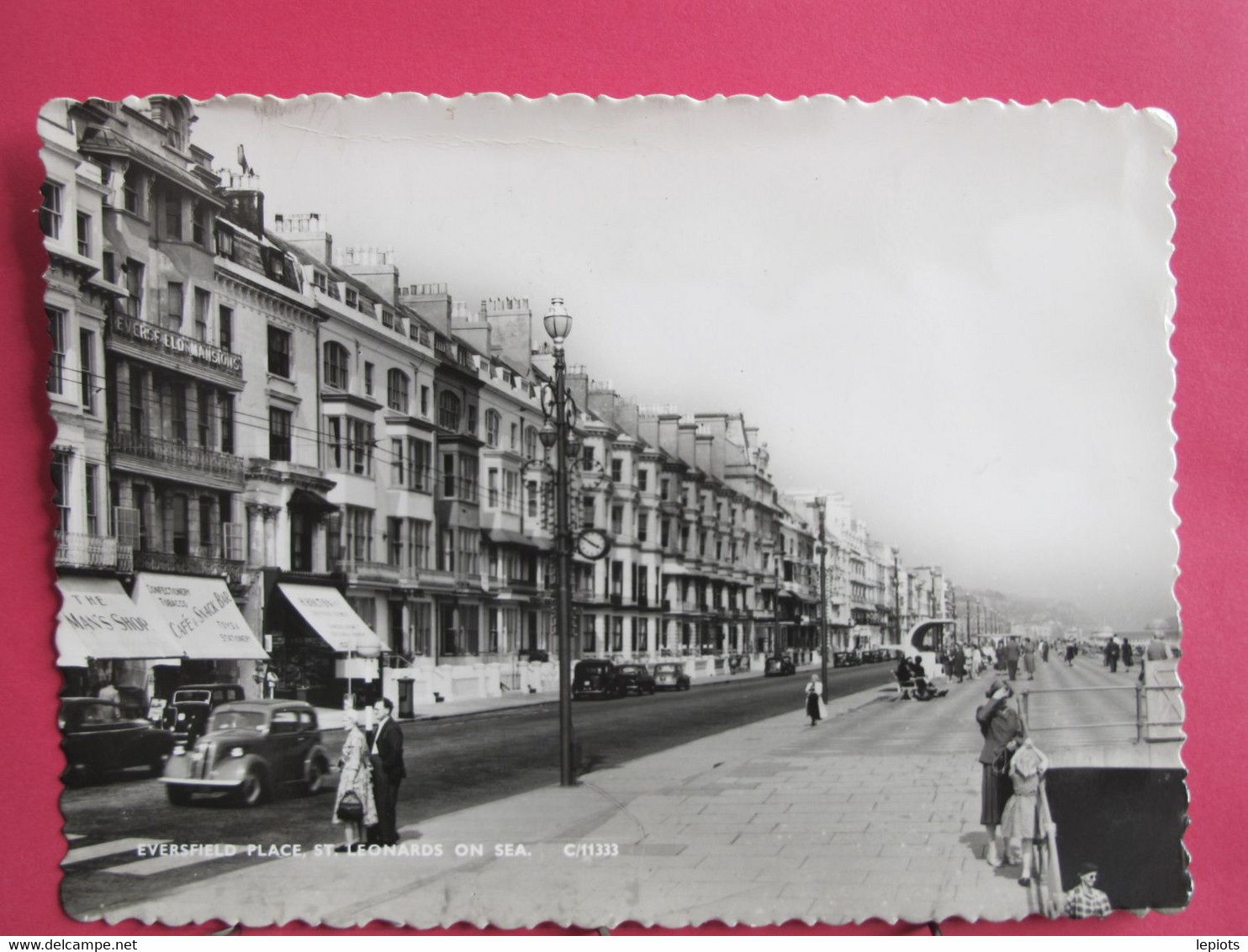 Visuel Très Peu Courant - Angleterre - St Leonards On Sea - Eversfield Place - 1957 - R/verso - Hastings