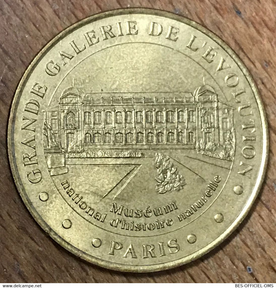 75005 PARIS GRANDE GALERIE L'ÉVOLUTION MDP 2002 MEDAILLE SOUVENIR MONNAIE DE PARIS JETON TOURISTIQUE MEDALS COINS TOKENS - 2002