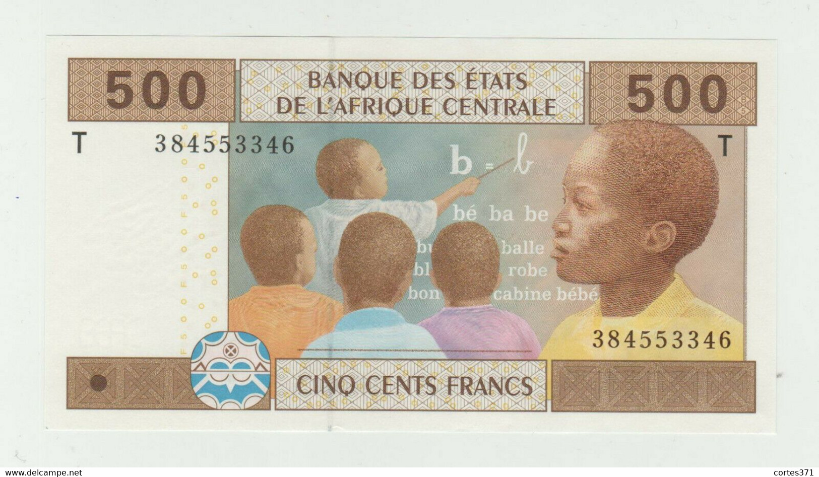 Central African States (Congo) 500 Francs 2002 P-106Ta UNC - Central African States