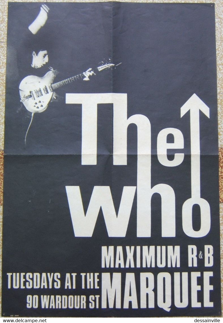 Poster Original Issu De L'album The WHO LIVE AT LEEDS - Plakate & Poster