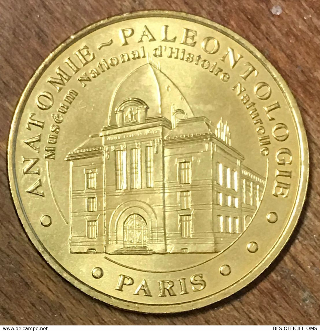 75005 PARIS MUSÉUM HISTOIRE NATURELLE PALÉONTOLOGIE 2005 MEDAILLE MONNAIE DE PARIS JETON TOURISTIQUE MEDALS COIN TOKENS - 2005