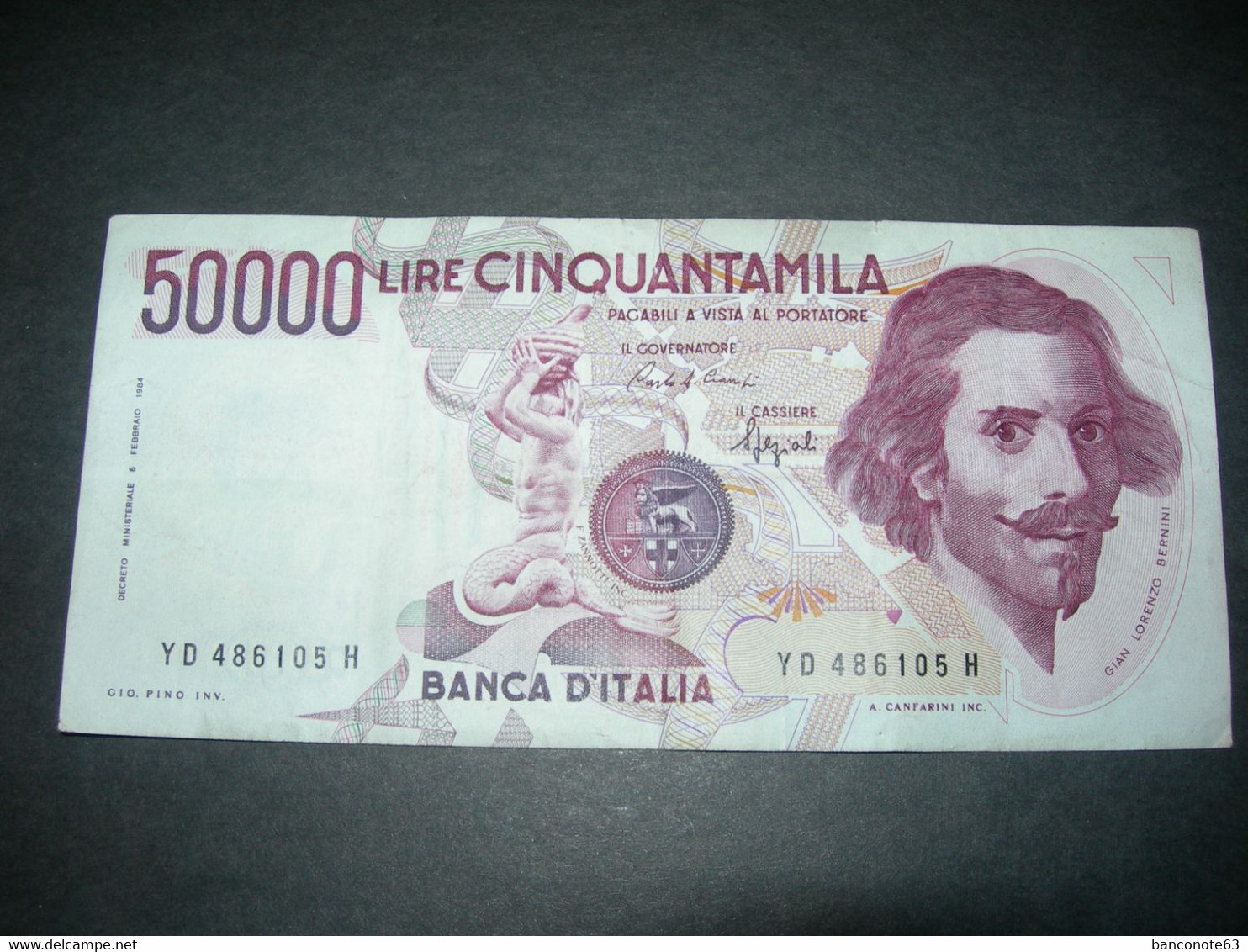 Italia 50000 I° Tipo. Ciampi Speziali - 50000 Lire