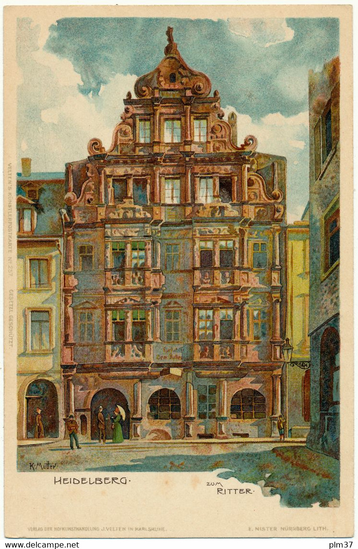 Karl MUTTER, Allemagne -  HEIDELBERG, Ritter - Mutter, K.