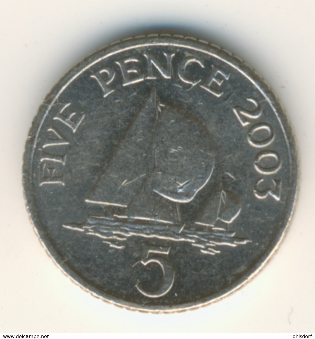 GUERNSEY 2003: 5 Pence, KM 97 - Guernesey