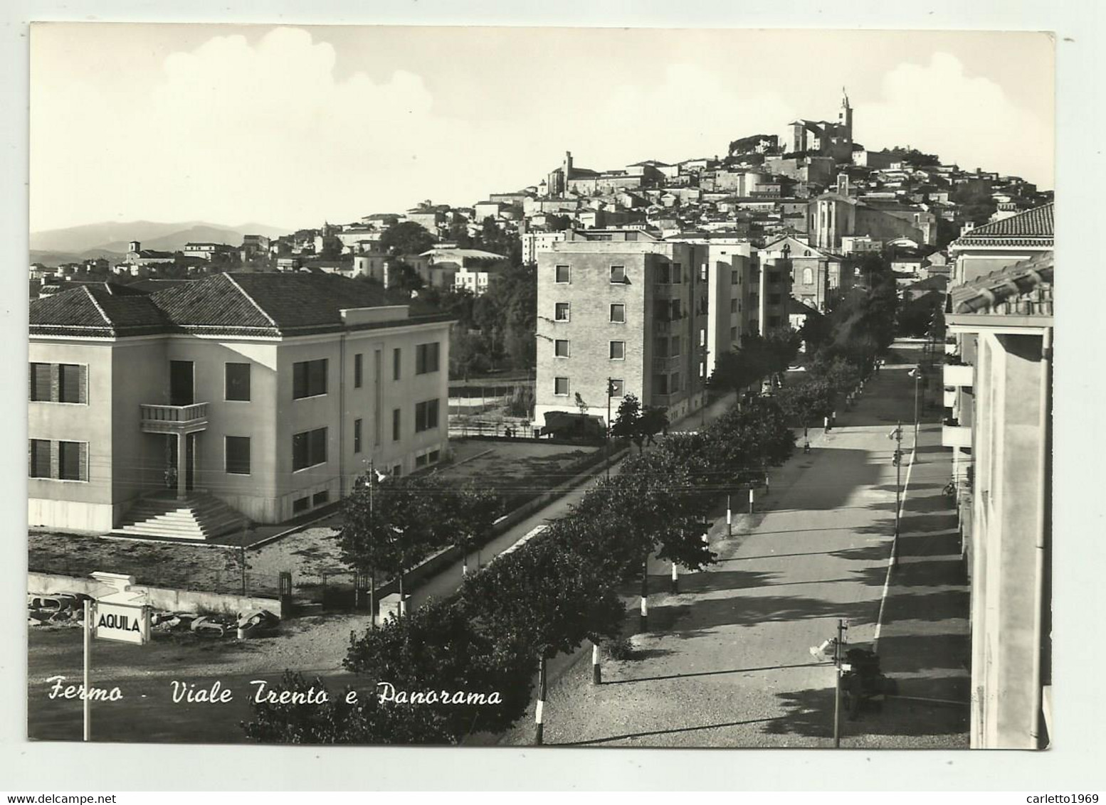 FERMO - VIALE TRENTO E PANORAMA VIAGGIATA  FG - Fermo