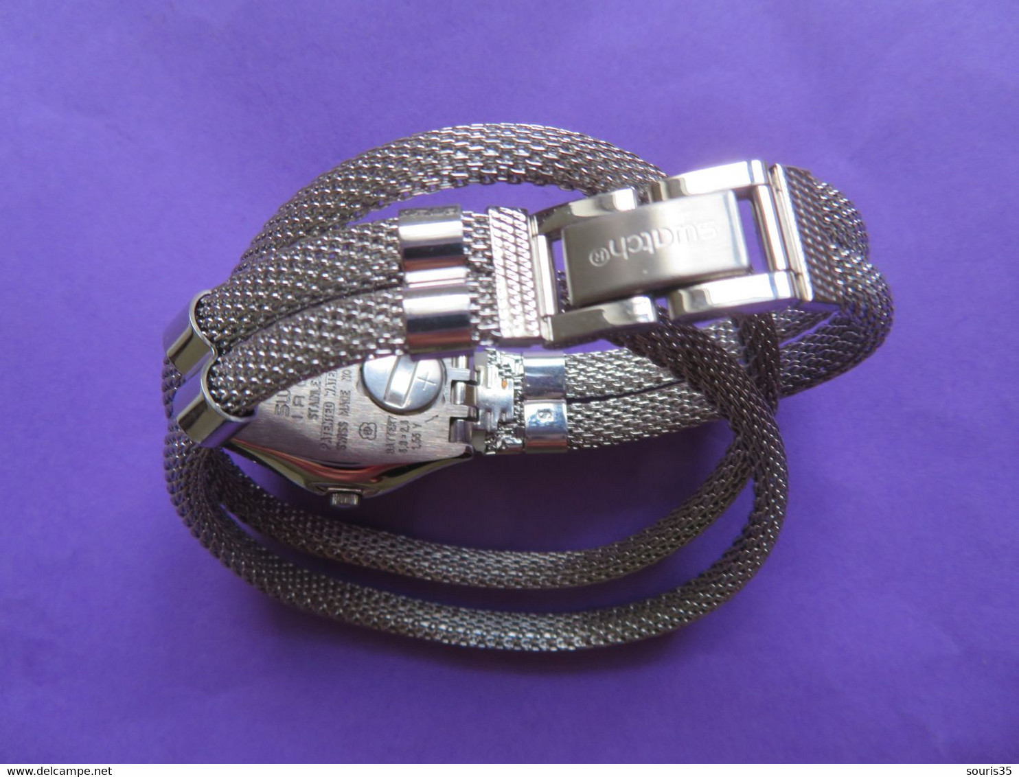 Montre SWATCH Irony Etat Neuf Bracelet Double Métal 2000 - Orologi Moderni