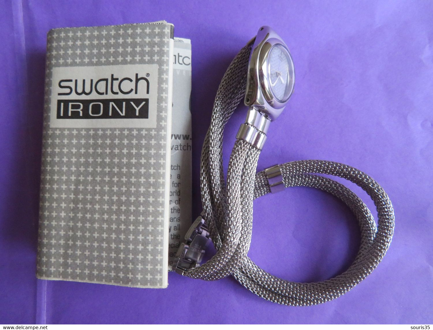 Montre SWATCH Irony Etat Neuf Bracelet Double Métal 2000 - Orologi Moderni