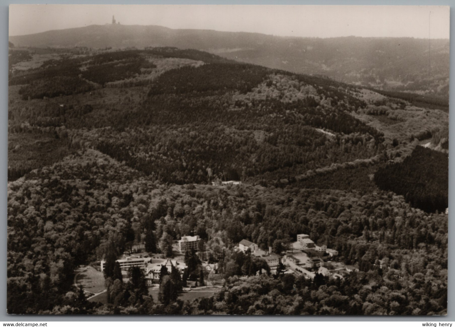 Oberursel - S/w Klinik Hohemark 3   Mit Blick Zum Großen Feldberg   Luftbild - Oberursel