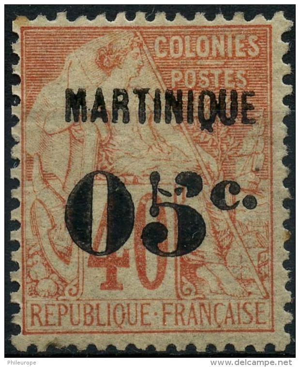 Martinique (1888) N 14 * (charniere) - Neufs