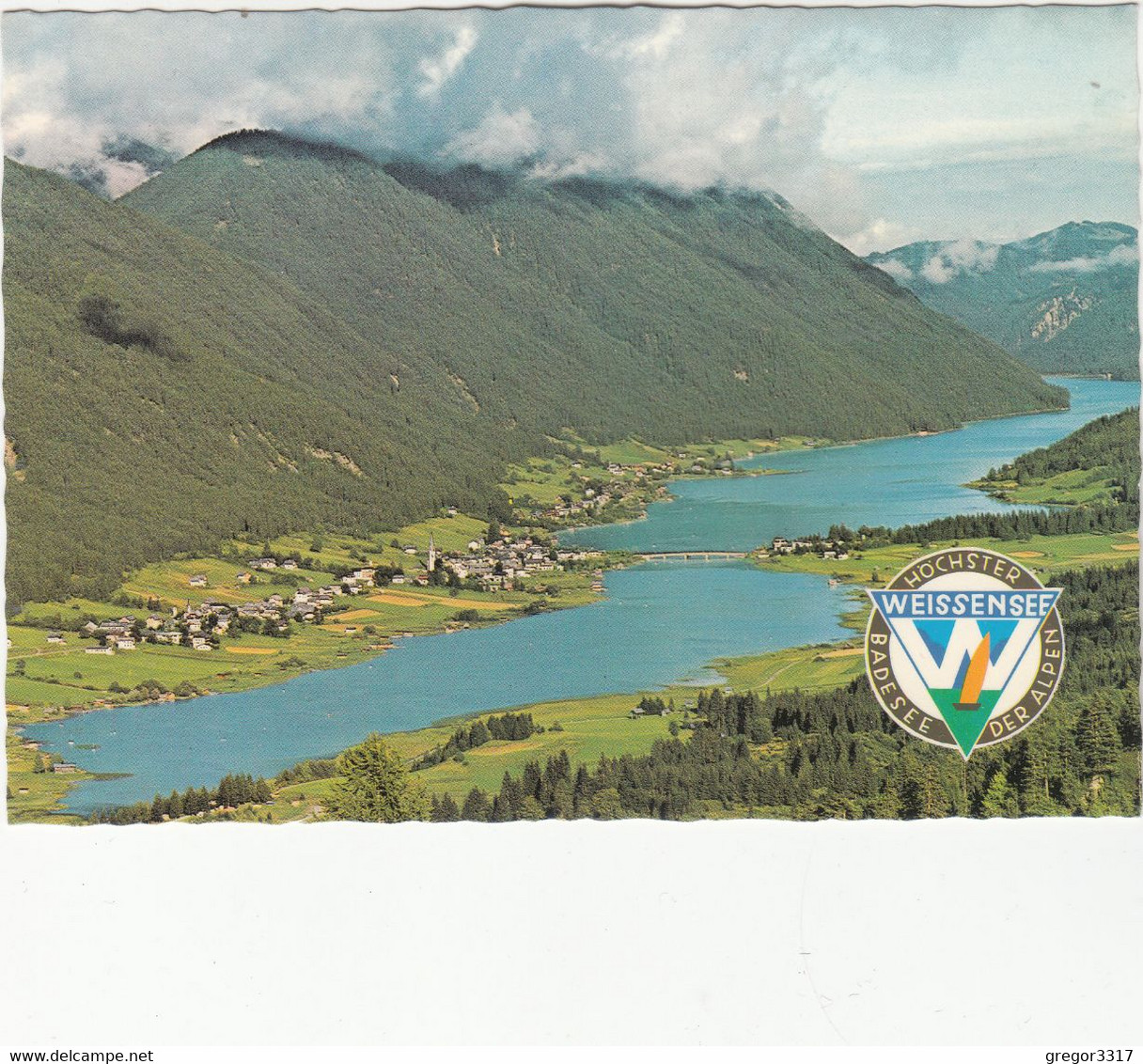 1310) WEISSENSEE - Kärnten - Tolle älterer Blick über Den See - Weissensee