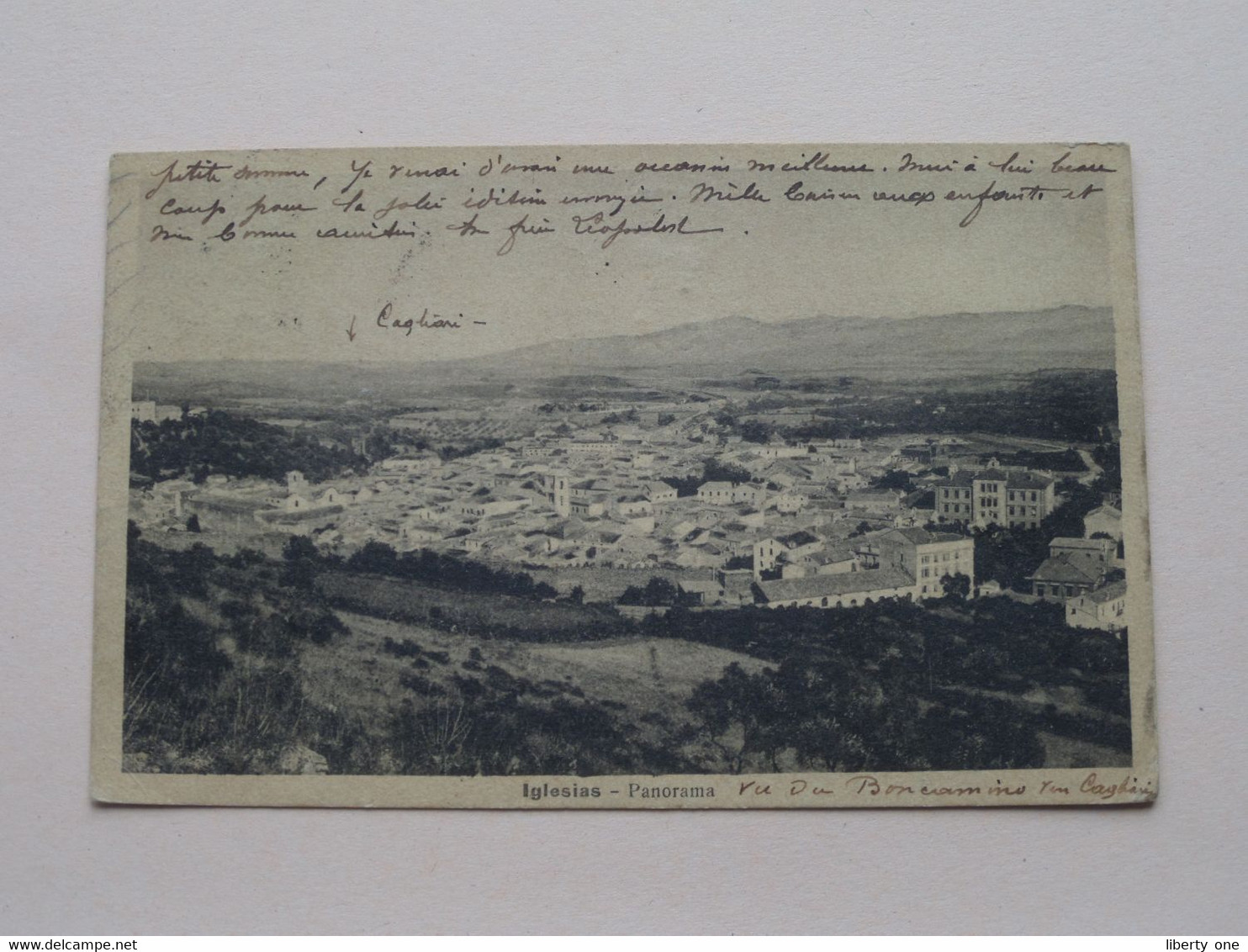 IGLESIAS - Panorama ( E. Bianchi Torino ) Anno 1920 ( See / Voir Photo ) ! - Iglesias