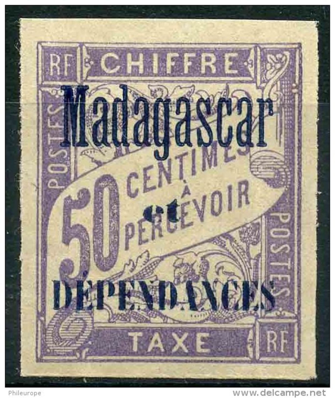 Madagascar (1996) Taxe N 6 * (charniere) - Strafport