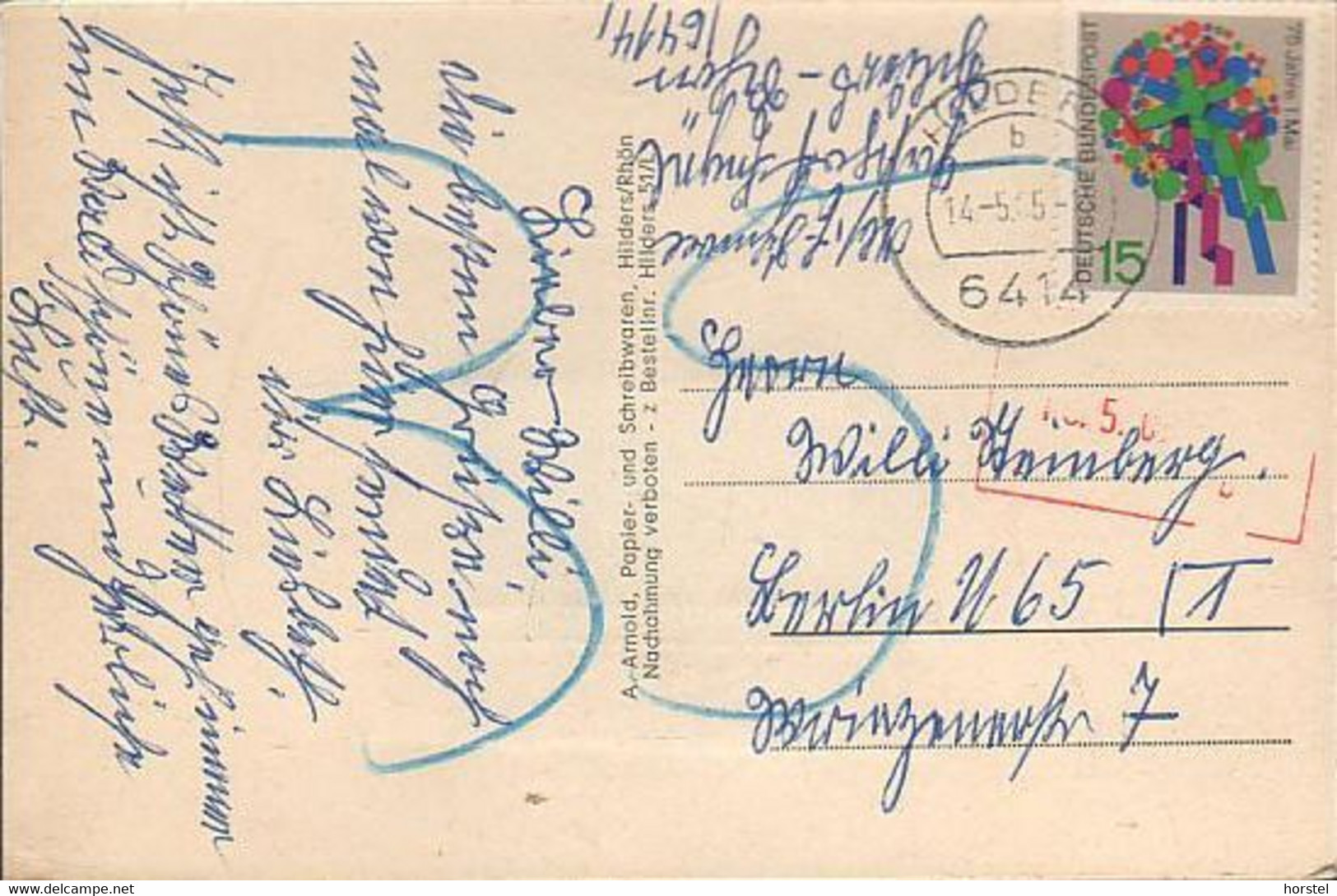 D-36115 Hilders - (Rhön) - Alte Ansichten - Leporello-Karte Mit 10 S/w Bildern Zum Ausklappen - Nice Stamp - Hilders