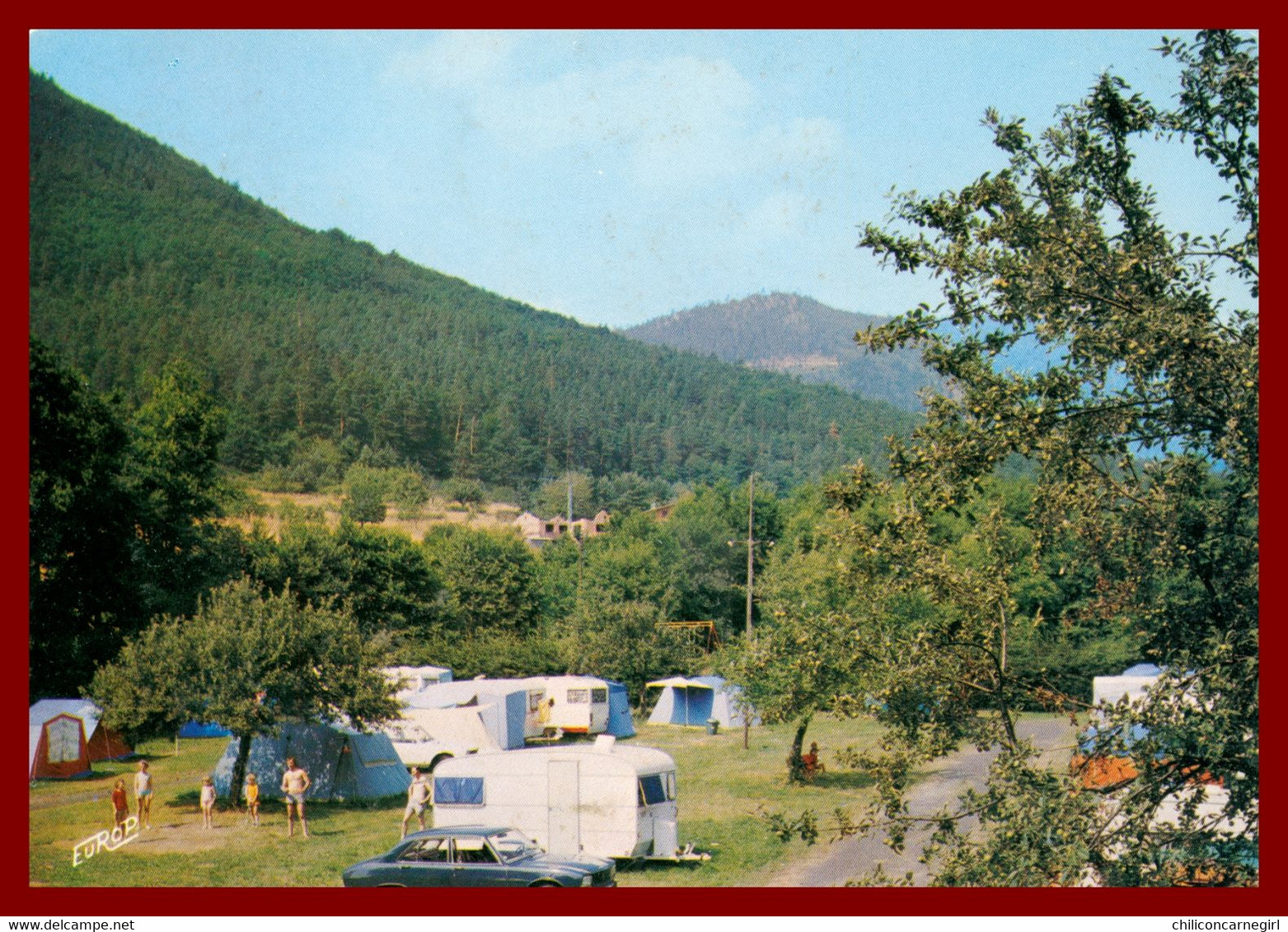 LIEPVRE - Terrain De Camping - Vieille Voiture - Animée - Edit. EUROP PIERRON - 1975 - Lièpvre