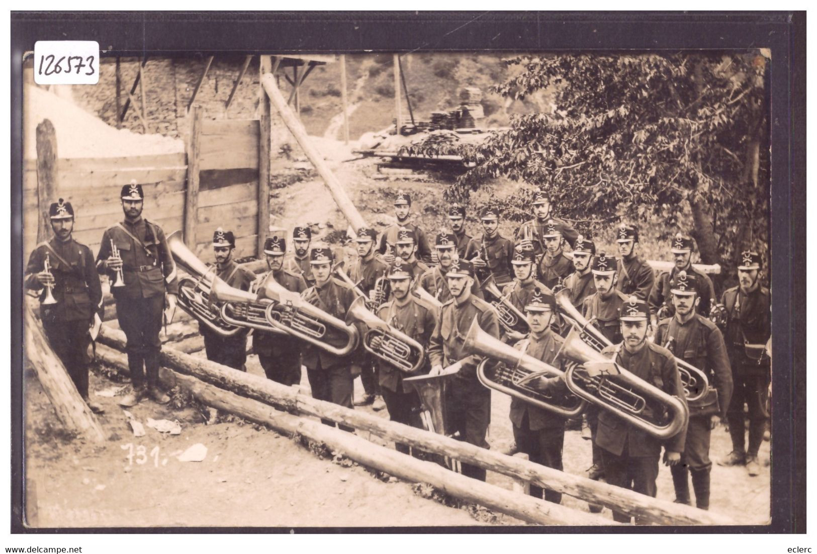 EVOLENE - ORCHESTRE  - FANFARE DES BATAILLONS 11 ET 12 - MILITAIRE - ARMEE SUISSE - TB - Evolène