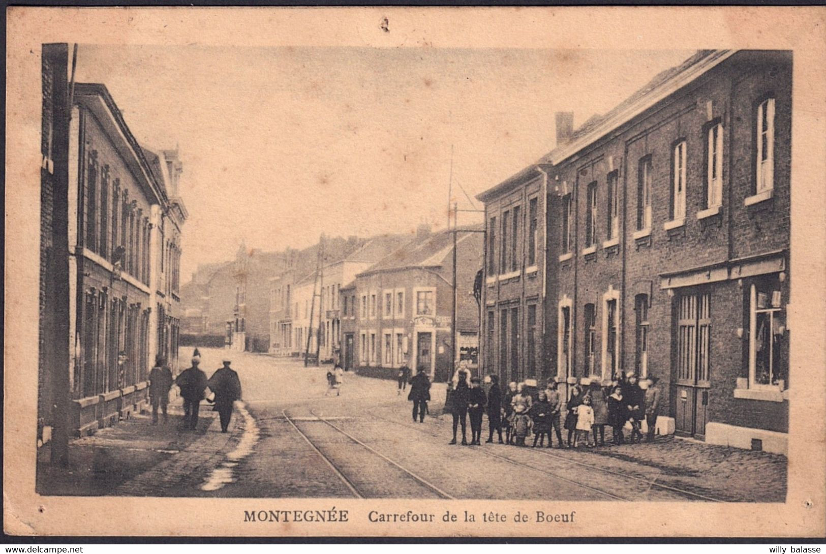 +++CPA - MONTEGNEE - St Nicolas - Carrefour De La Tête De Boeuf - Animée  // - Saint-Nicolas