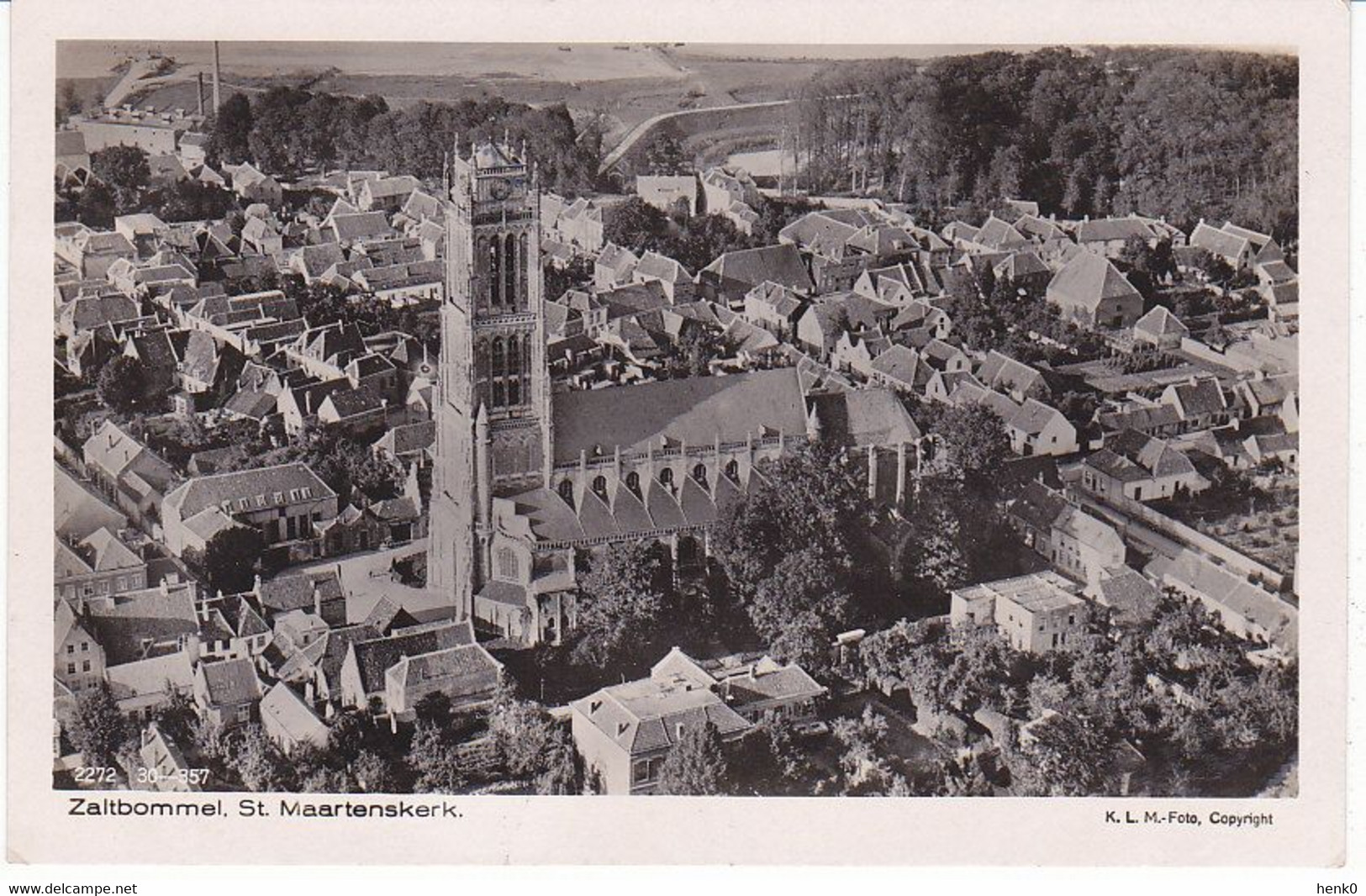 Zaltbommel Sint Maartenskerk KLM Luchtfoto J3072 - Zaltbommel