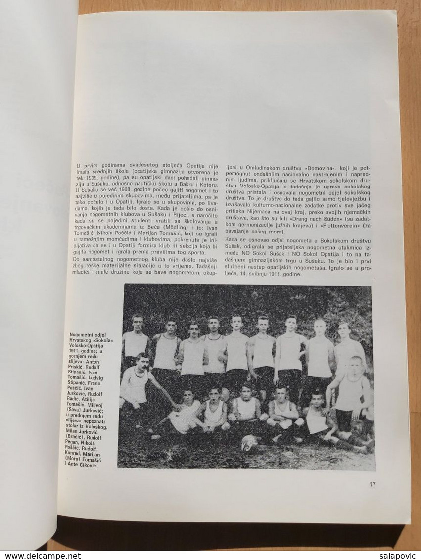 Nogometni Klub Opatija 1911-1981 Football Club, Croatia - Livres