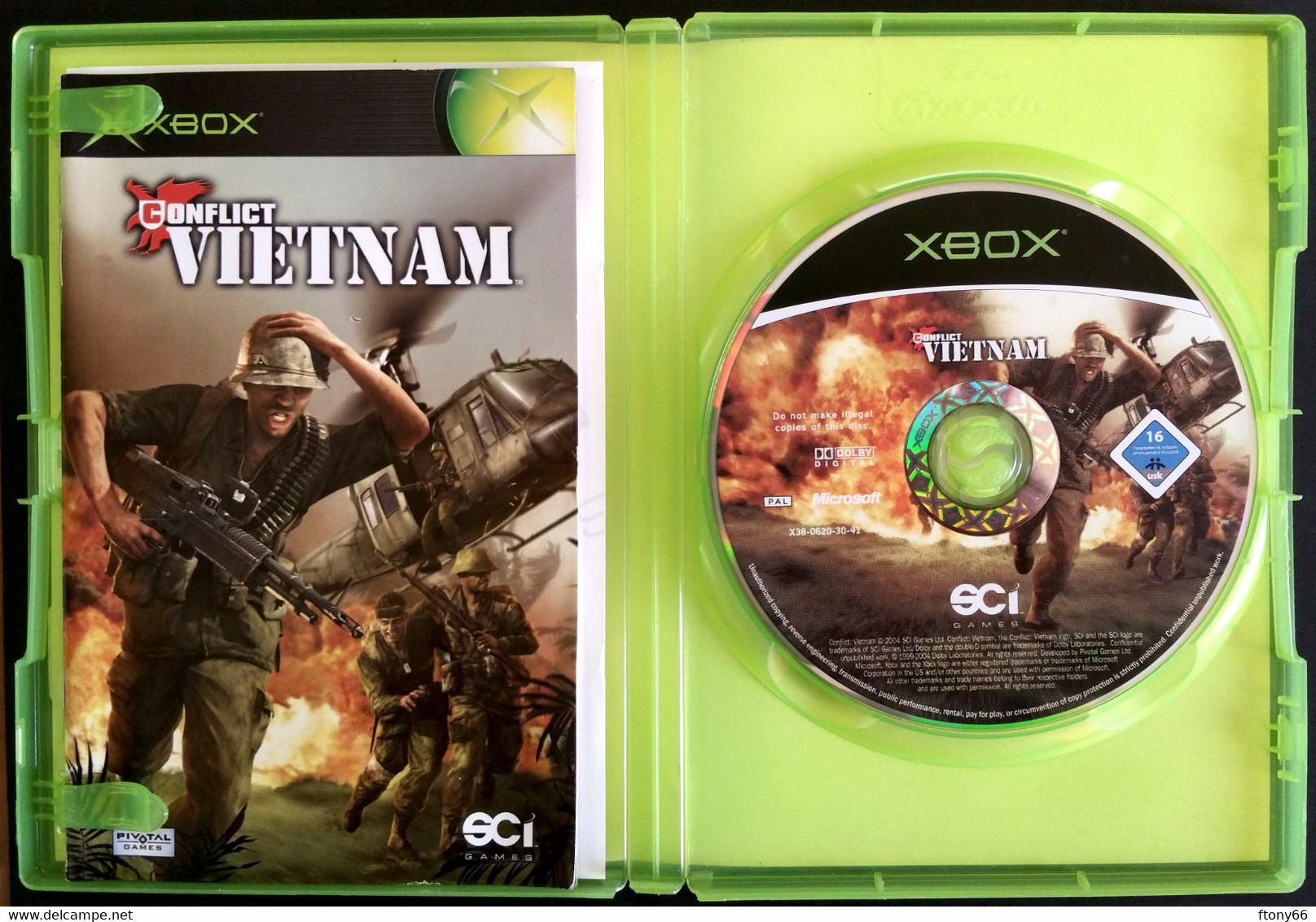 MA21 Gioco XBOX Conflict: Vietnam - Usato Con Manuale ITA - Xbox