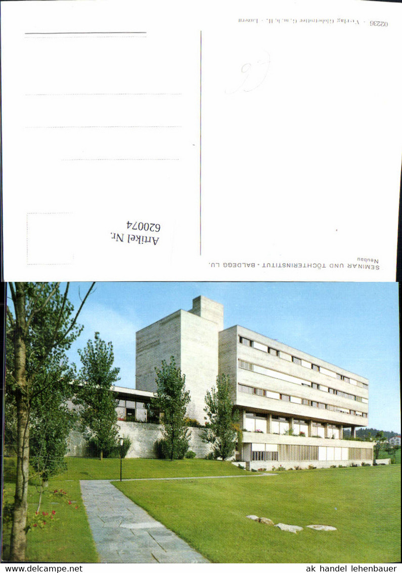 620074,Seminar U. T&ouml;chterinstitut Baldegg Hochdorf Neubau - Hochdorf