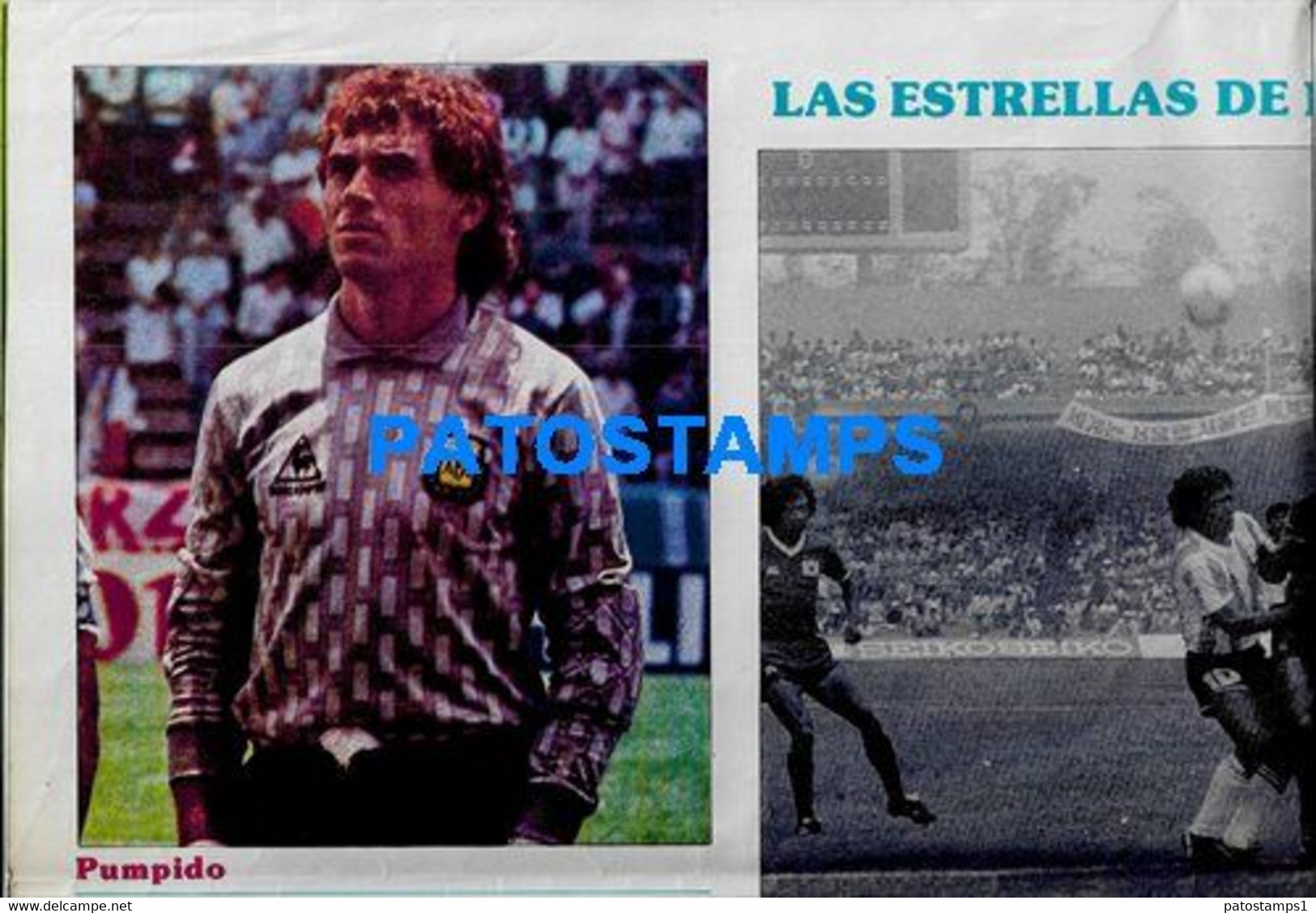 154523 ARGENTINA SPORTS SOCCER FUTBOL SELECCION ARGENTINA MUNDIAL 1986 POSTER Nº 17 NO POSTAL POSTCARD - [2] 1981-1990