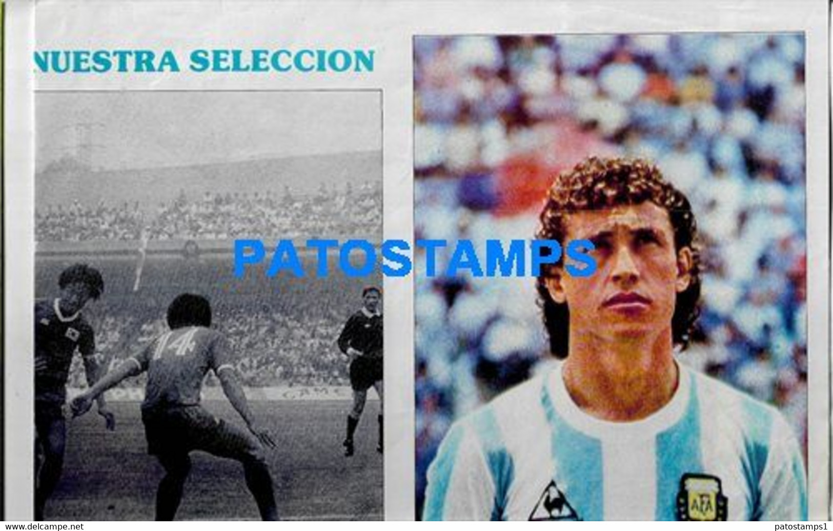 154523 ARGENTINA SPORTS SOCCER FUTBOL SELECCION ARGENTINA MUNDIAL 1986 POSTER Nº 17 NO POSTAL POSTCARD - [2] 1981-1990