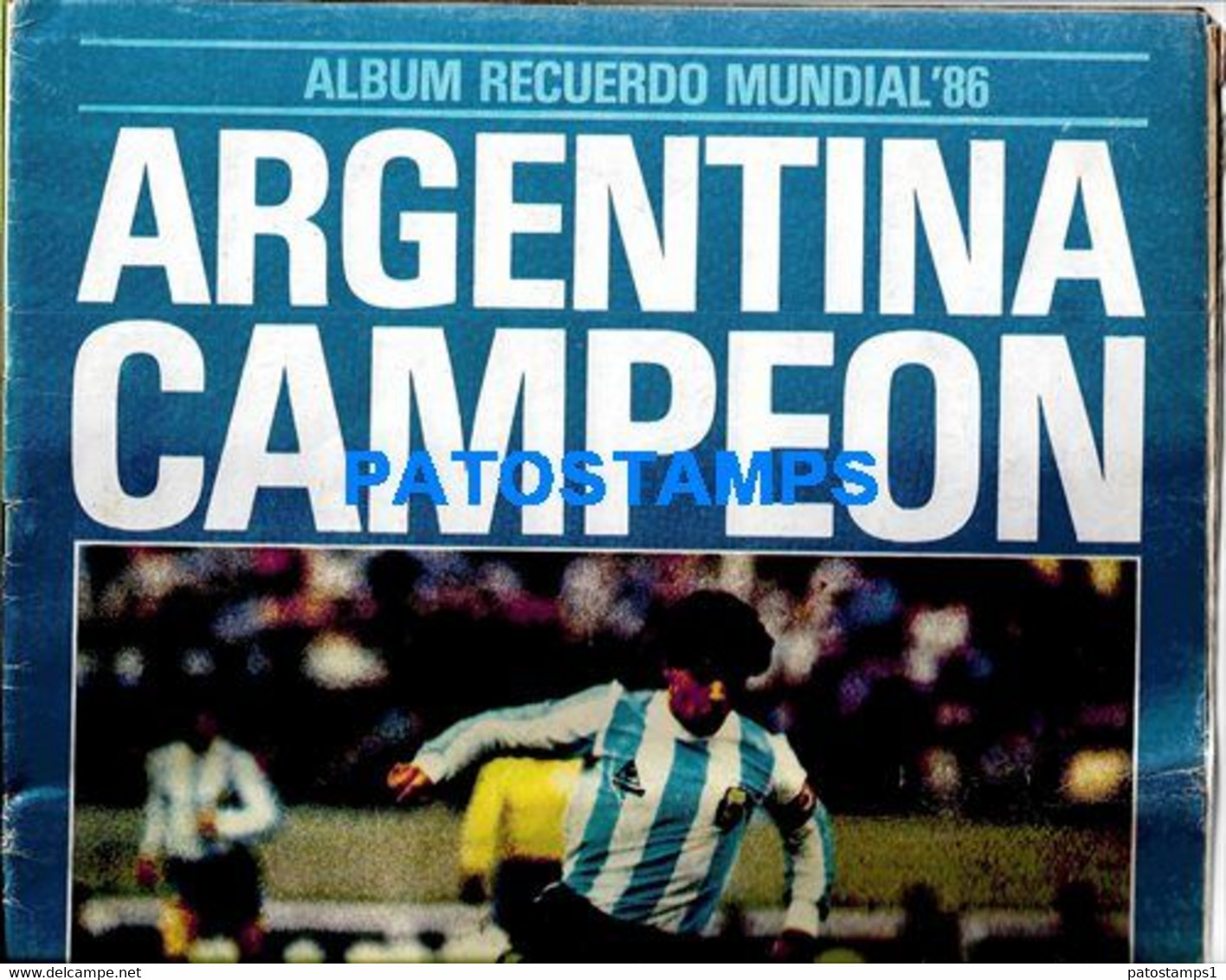 154527 ARGENTINA SPORTS SOCCER FUTBOL MUNDIAL 1986 MARADONA ALBUM NO POSTAL POSTCARD - [2] 1981-1990