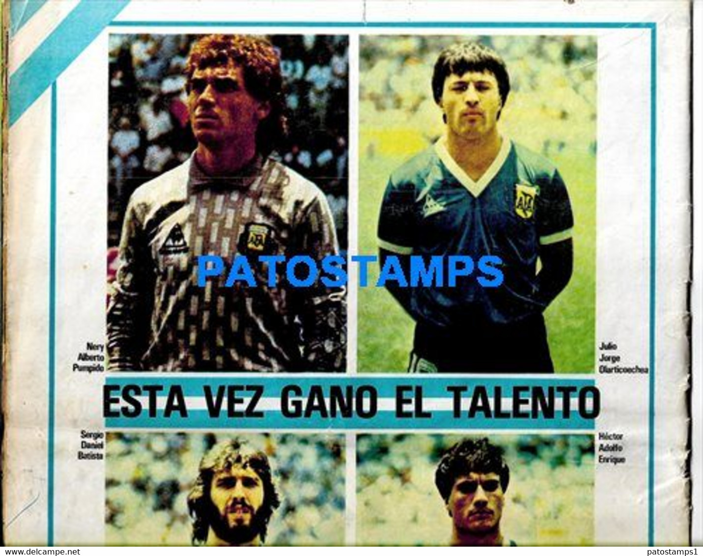 154527 ARGENTINA SPORTS SOCCER FUTBOL MUNDIAL 1986 MARADONA ALBUM NO POSTAL POSTCARD - [2] 1981-1990