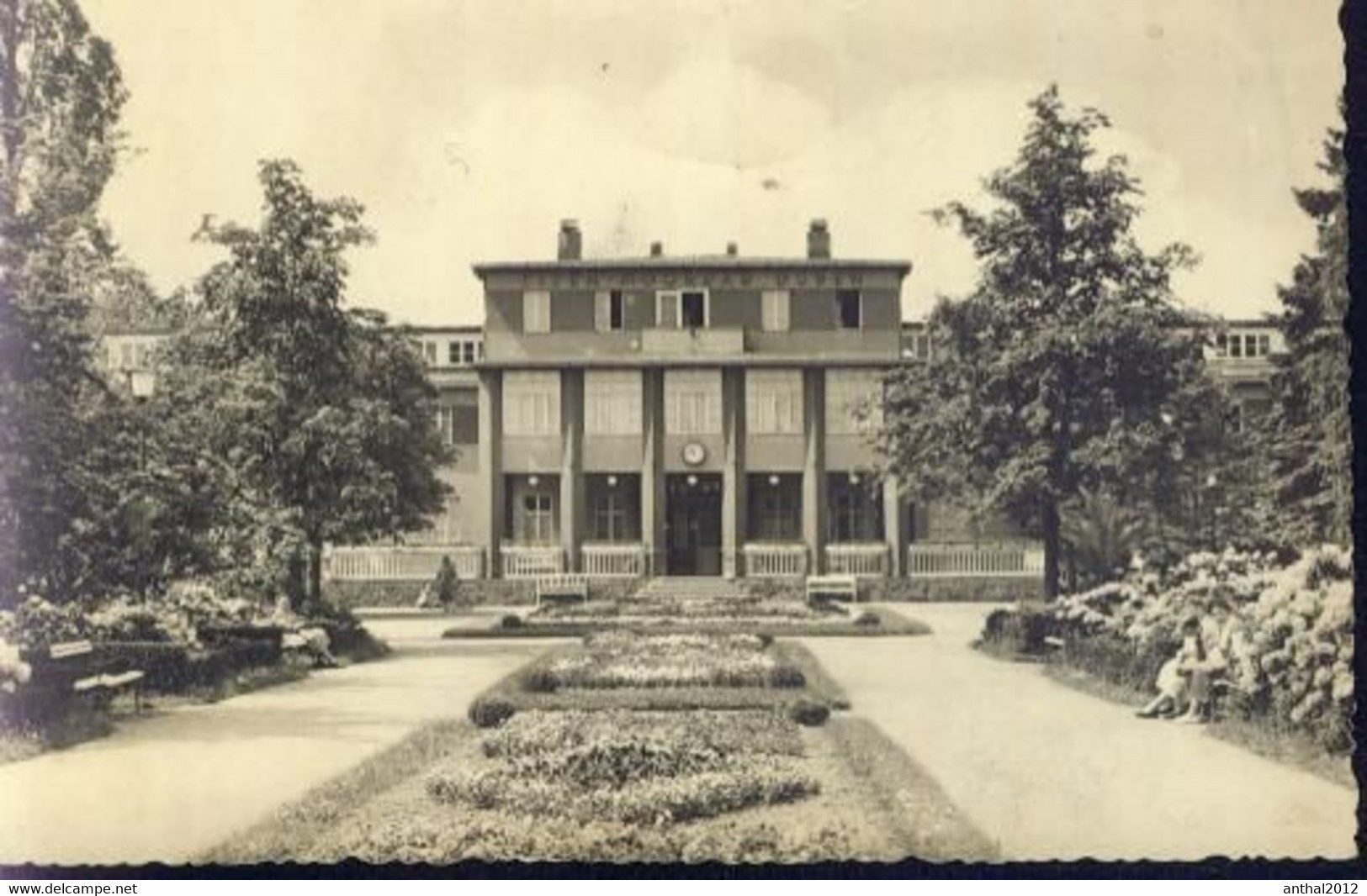 Rarität Hallenbad Bad Düben Mit Uhr Außenansicht 17.7.1963 Fotowerkstätten L 41/61 - Bad Düben