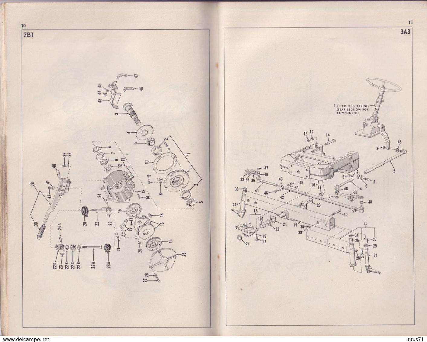 Catalogue De Pièces Et Plans Du Tracteur Agricole Ford Major - Etat D'usage En Garage - 1965 - Macchine