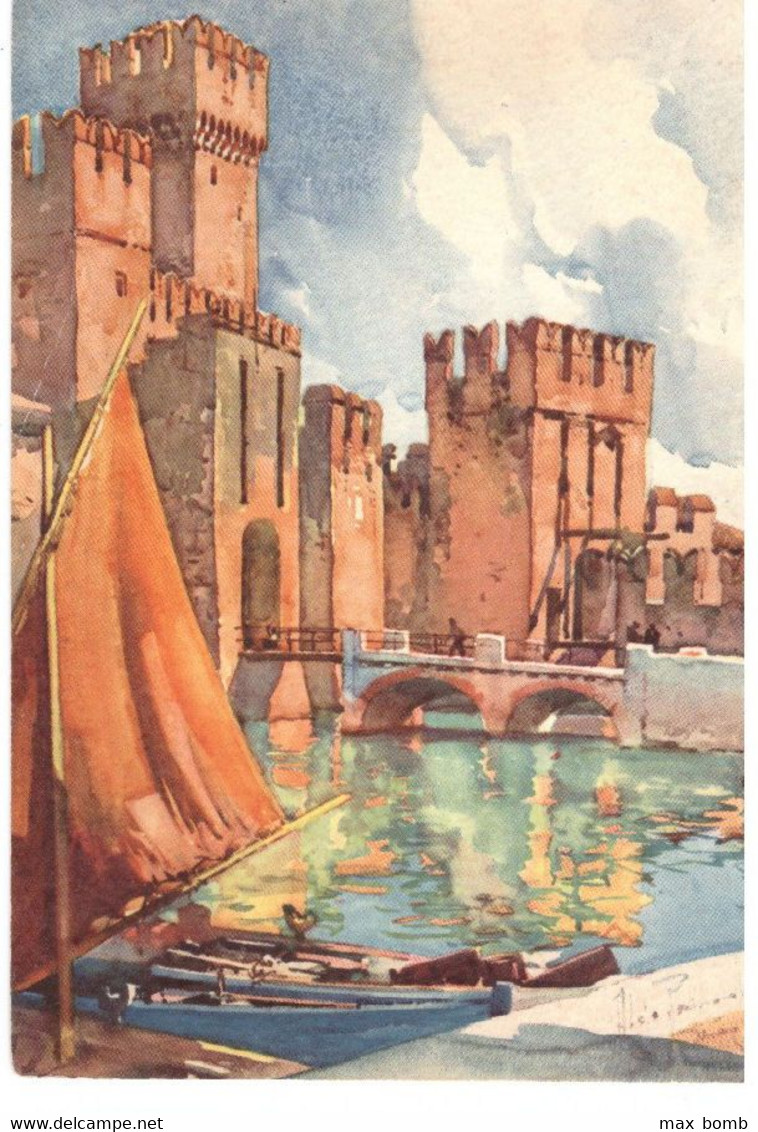 1937 SIRMIONE  DEL PITTORE ALDO RAIMONDI     BRESCIA - Brescia