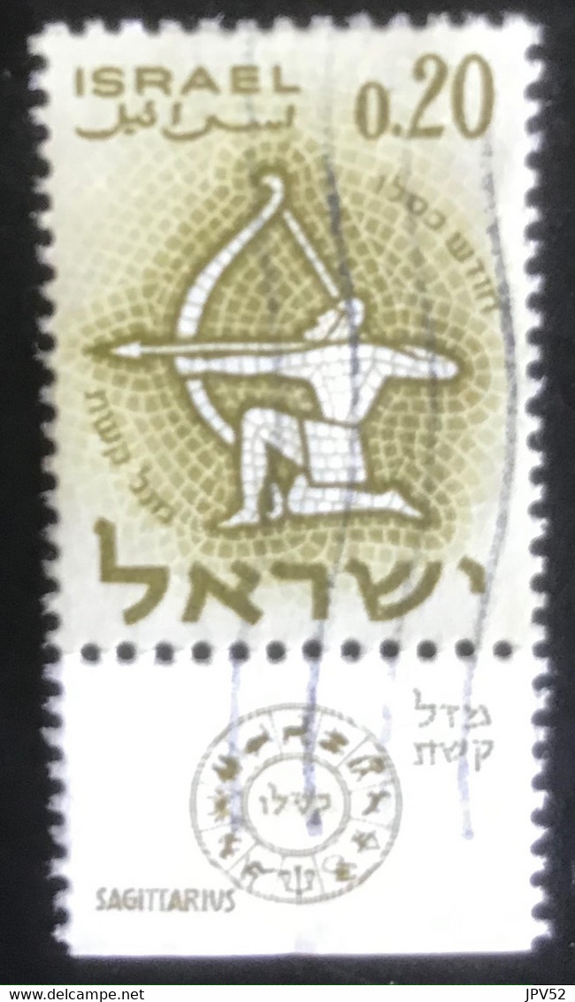 Israel - T1/4 - (°)used - 1961 - Michel 232 - Dierenriemzegels - Usados (con Tab)